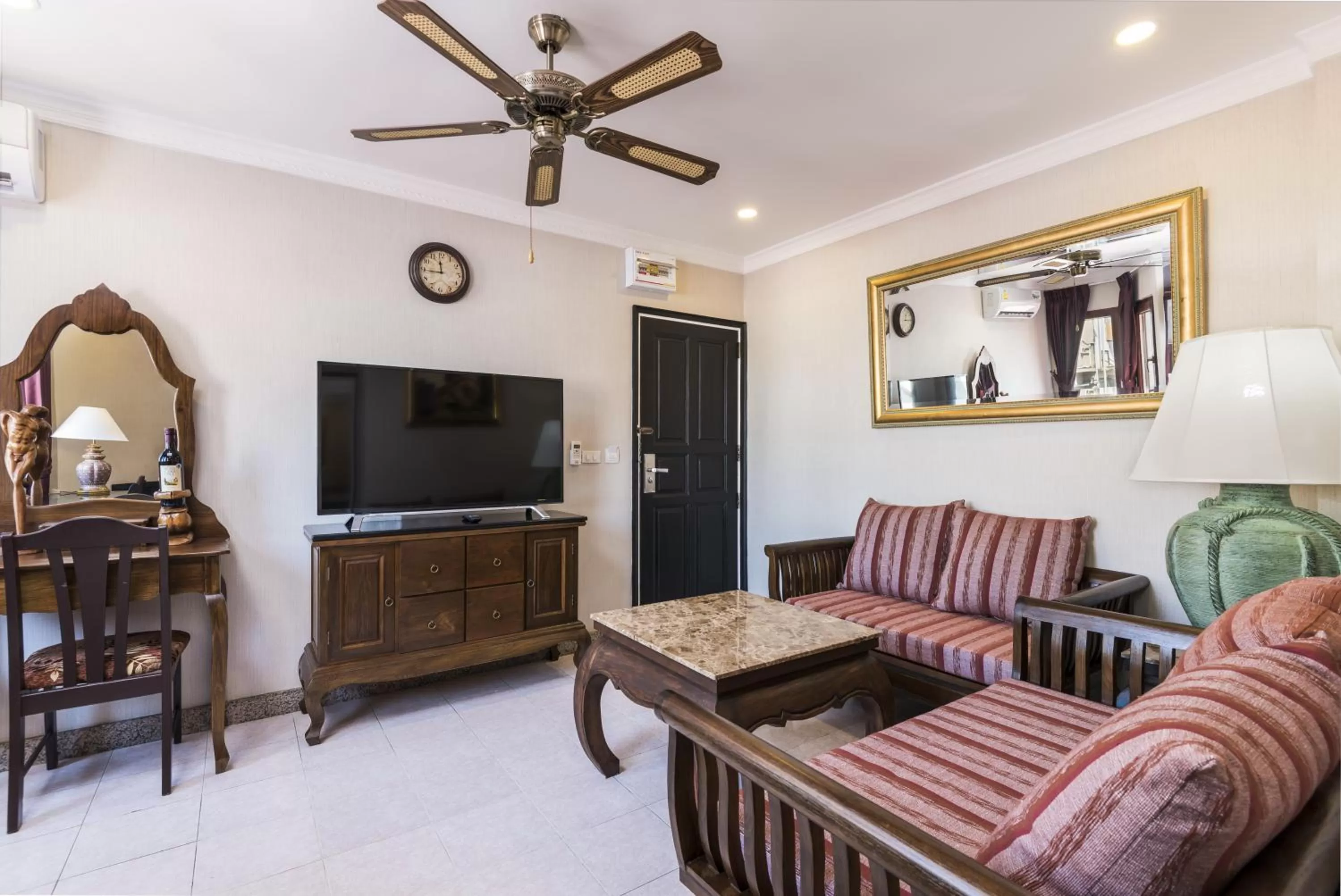 Seating area in The Ambiance Hotel
