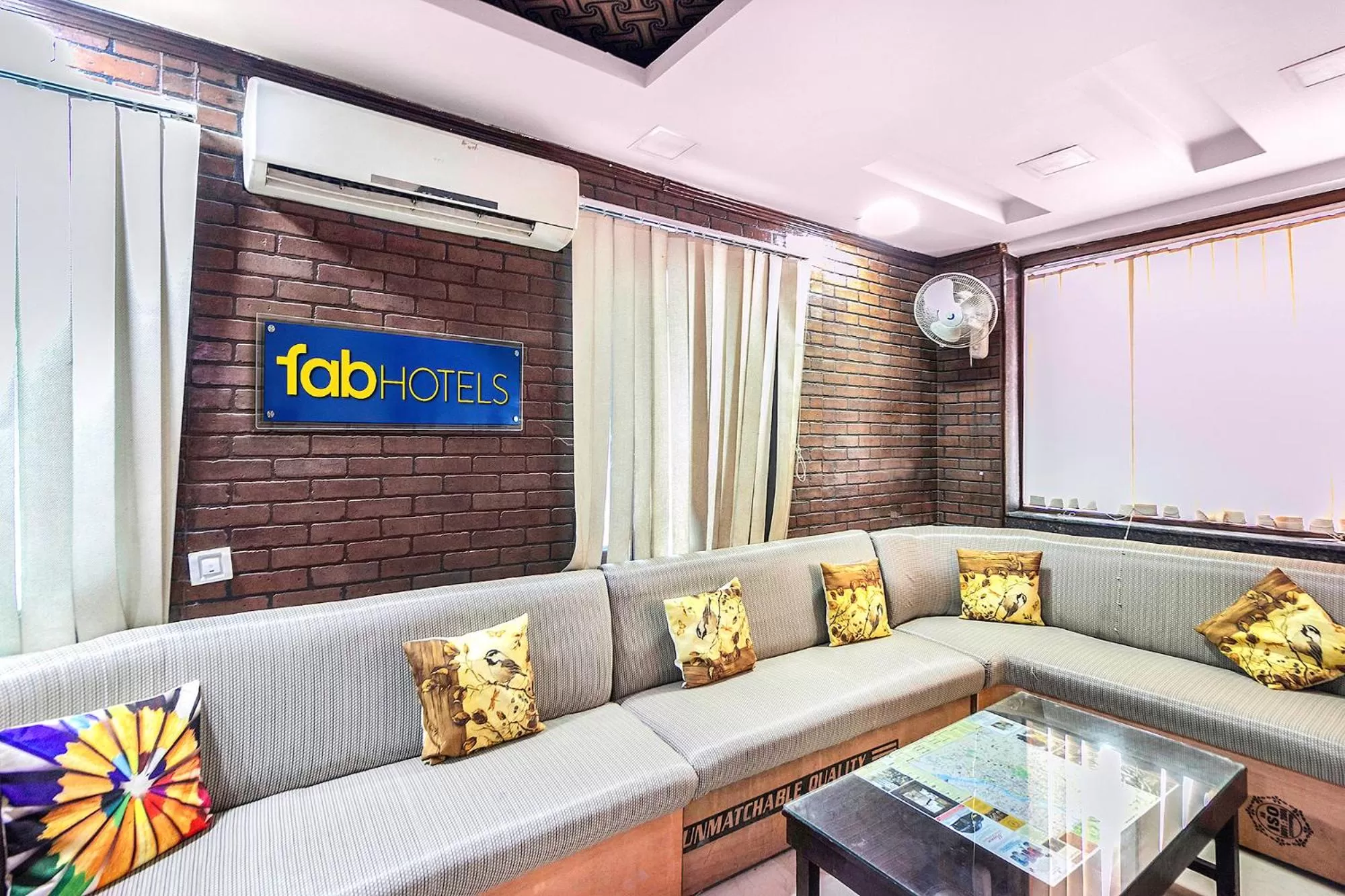 Seating Area in FabHotel Jindal Palace