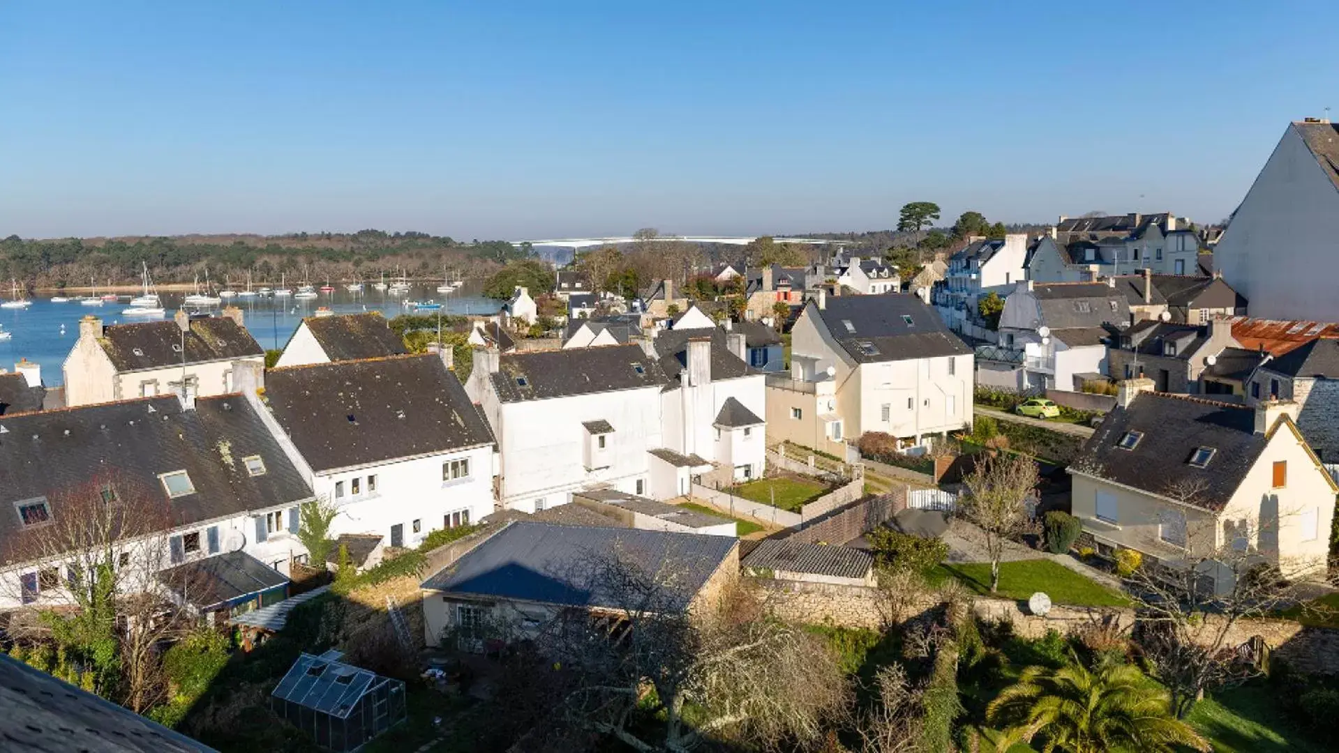 Bird's-eye View in Grand Hôtel Bénodet Les Bains de Mer Riviera Bretonne