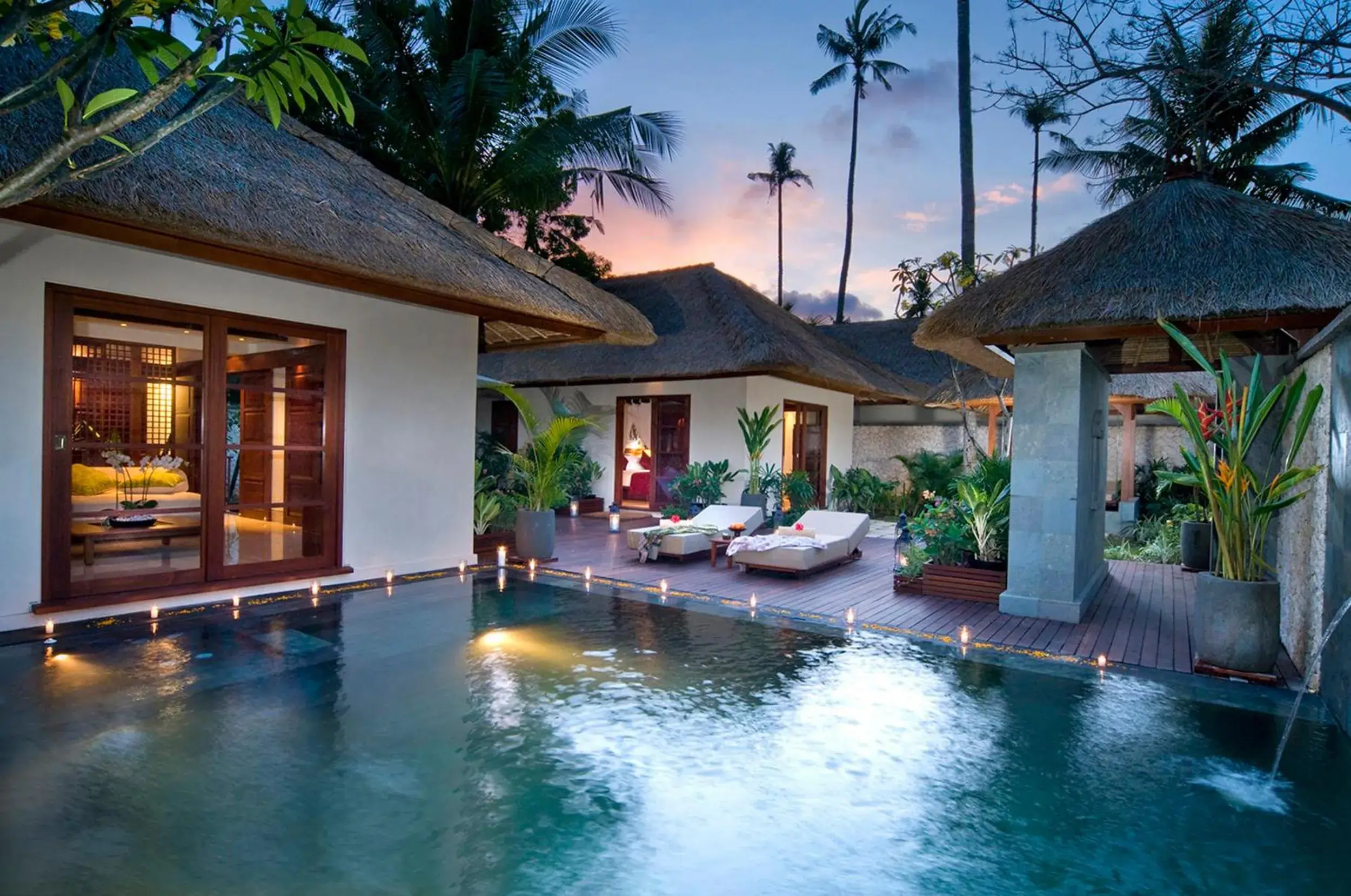 Decorative detail, Swimming Pool in Jimbaran Puri, A Belmond Hotel, Bali