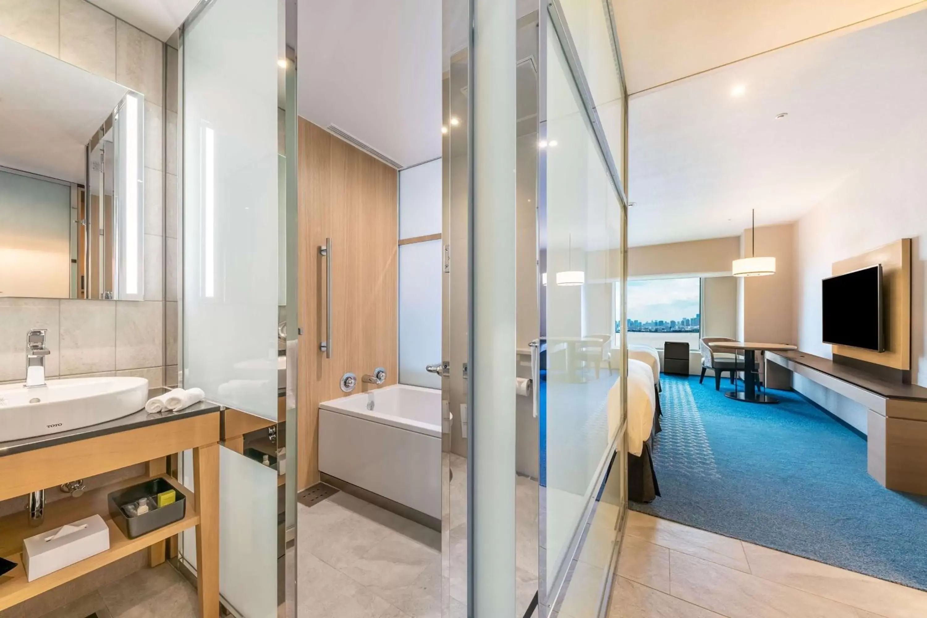 Bathroom in Hilton Tokyo Bay