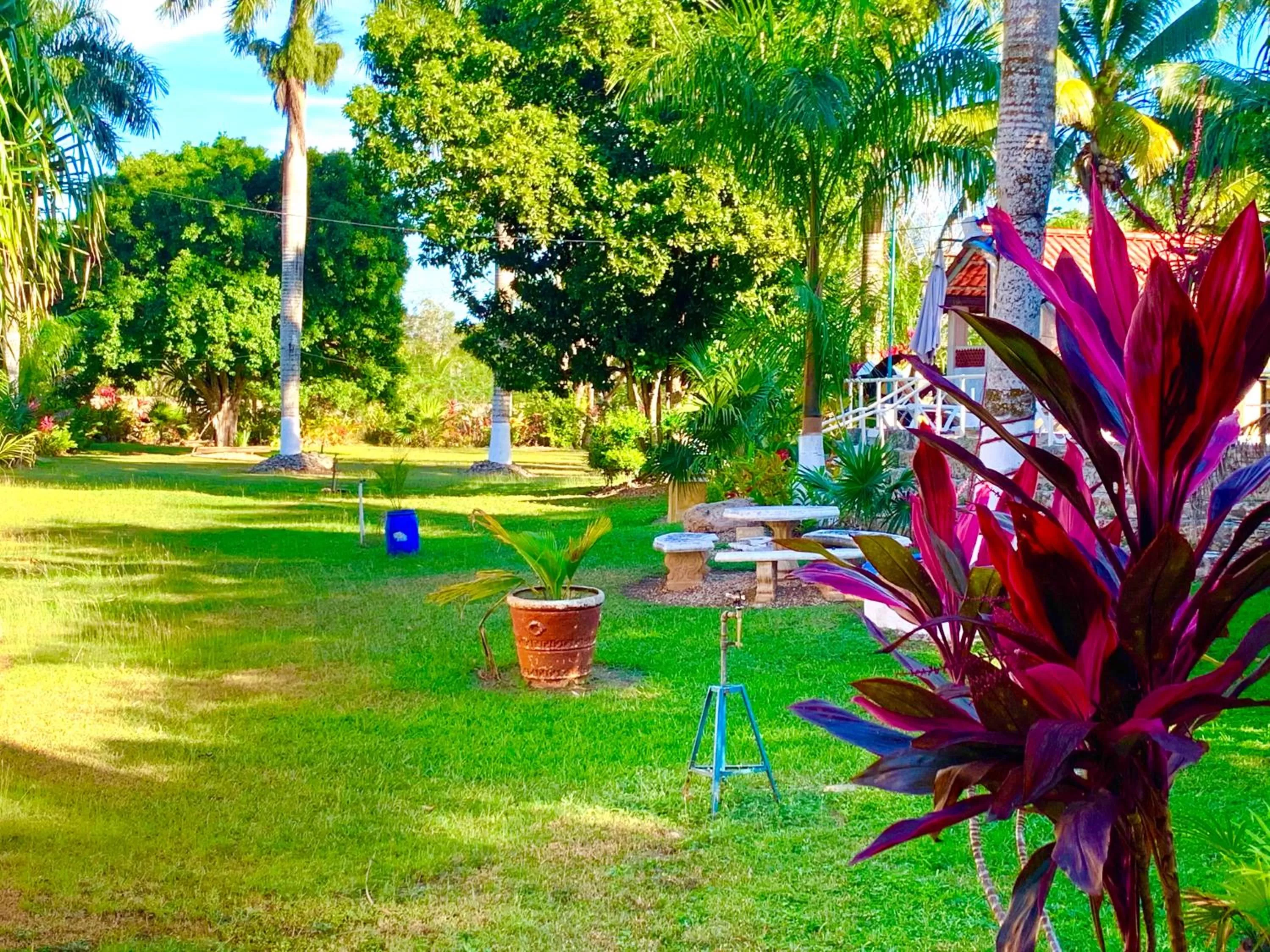 Garden in Hotel Green River