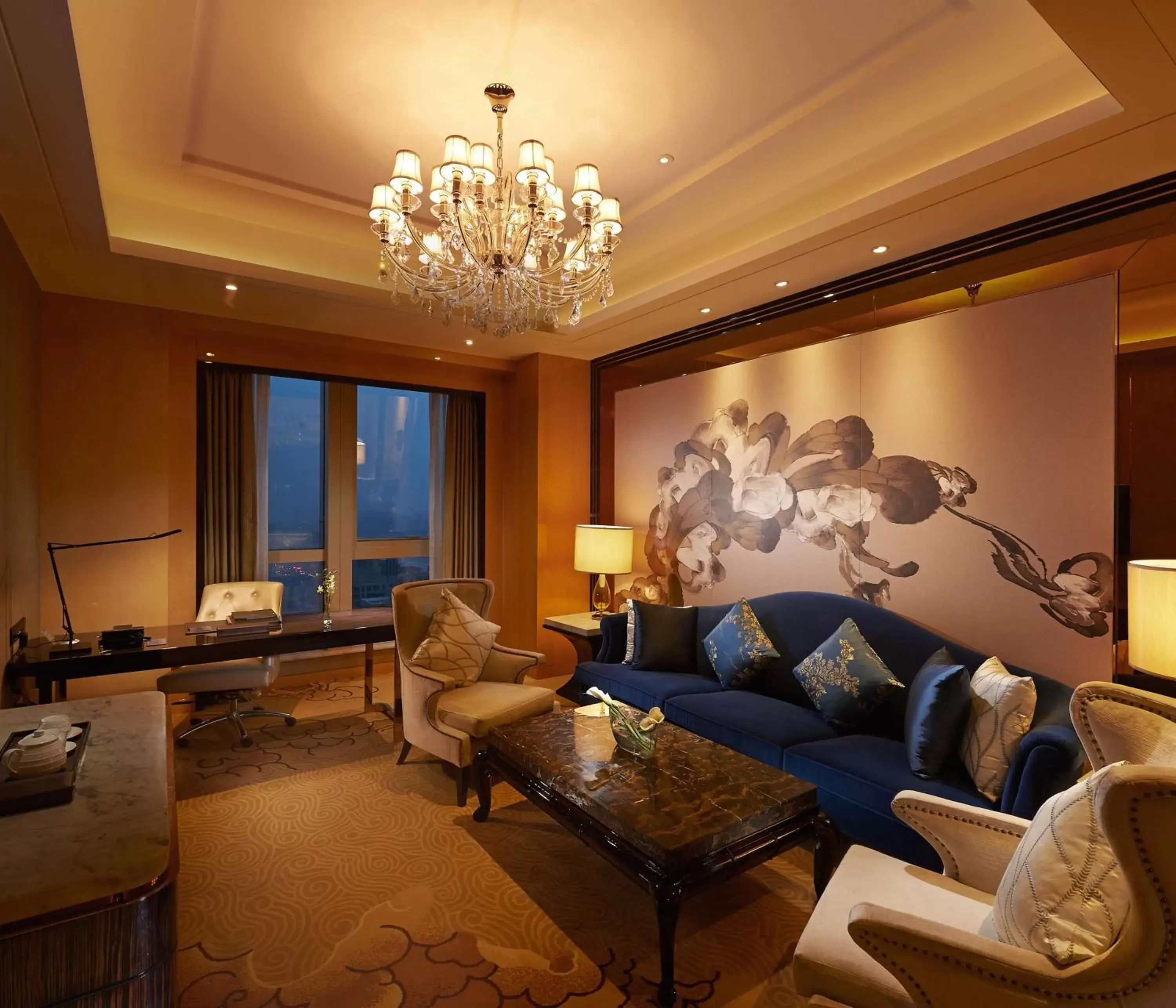 Living room, Seating Area in Hilton Zhengzhou