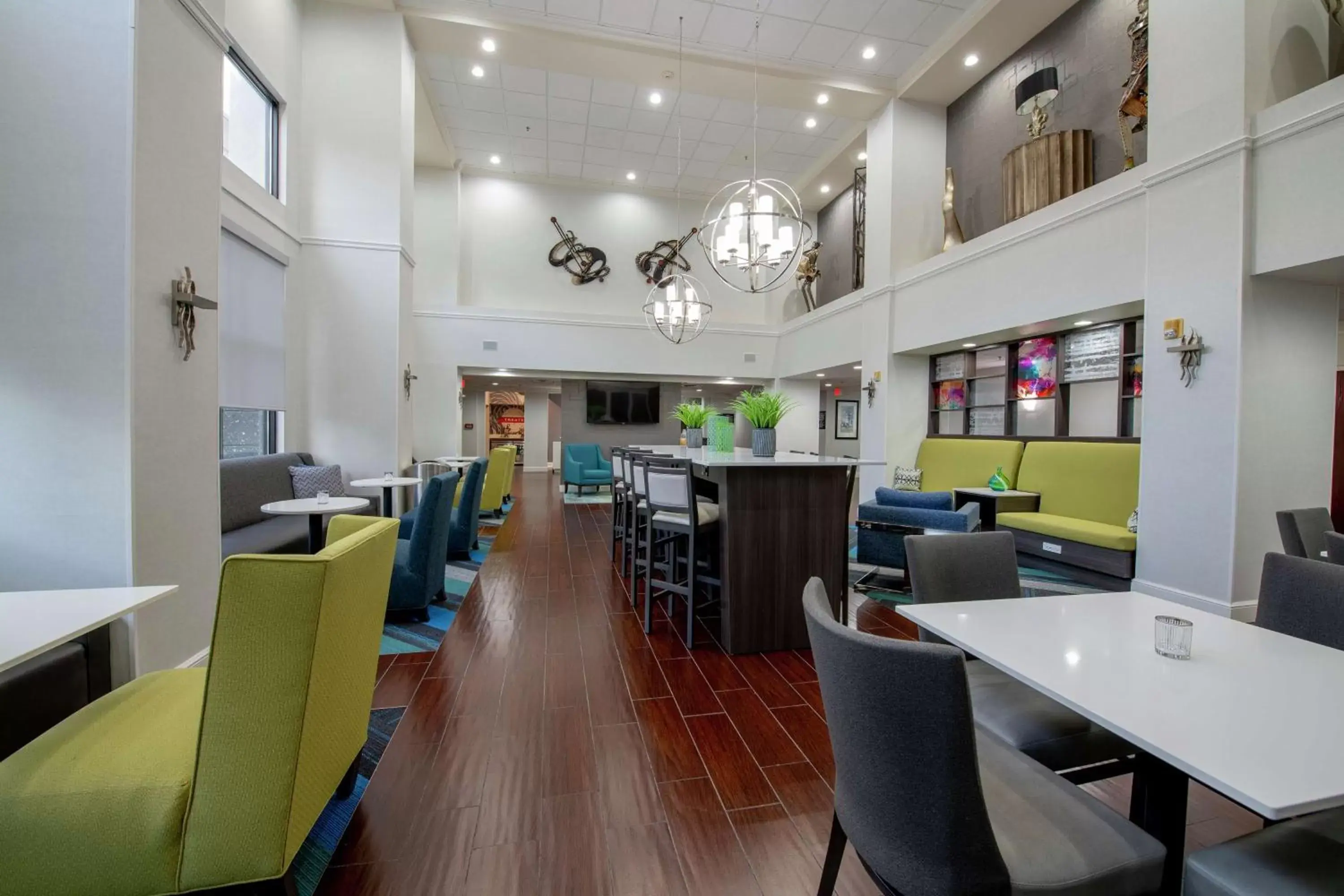 Lobby or reception, Restaurant/Places to Eat in Hampton Inn and Suites Lafayette