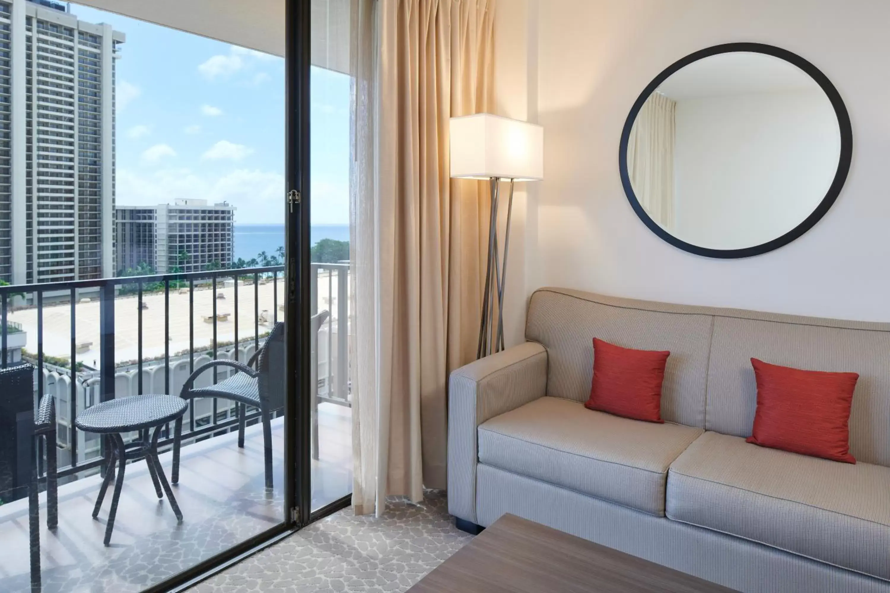 Balcony/Terrace, Seating Area in Aqua Palms Waikiki