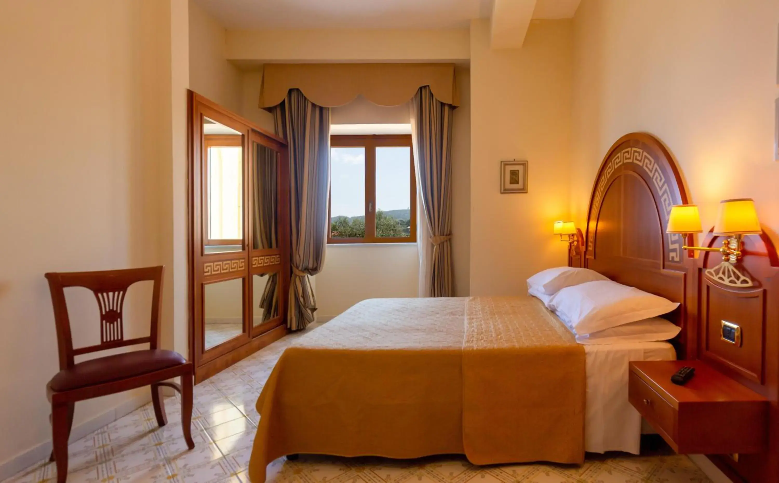 Bed in Hotel Villa Igea