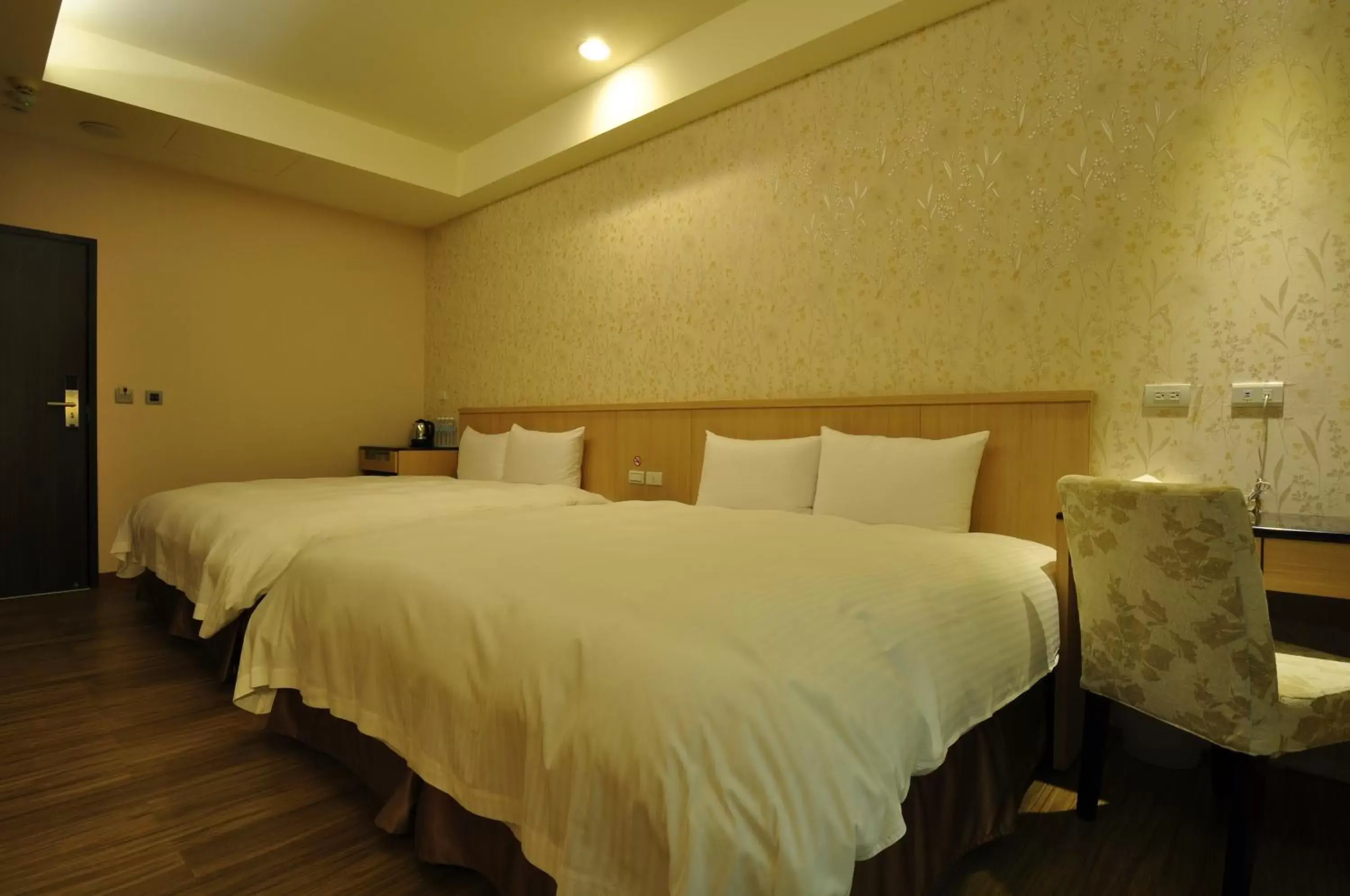 Bed in Fupin Hotel