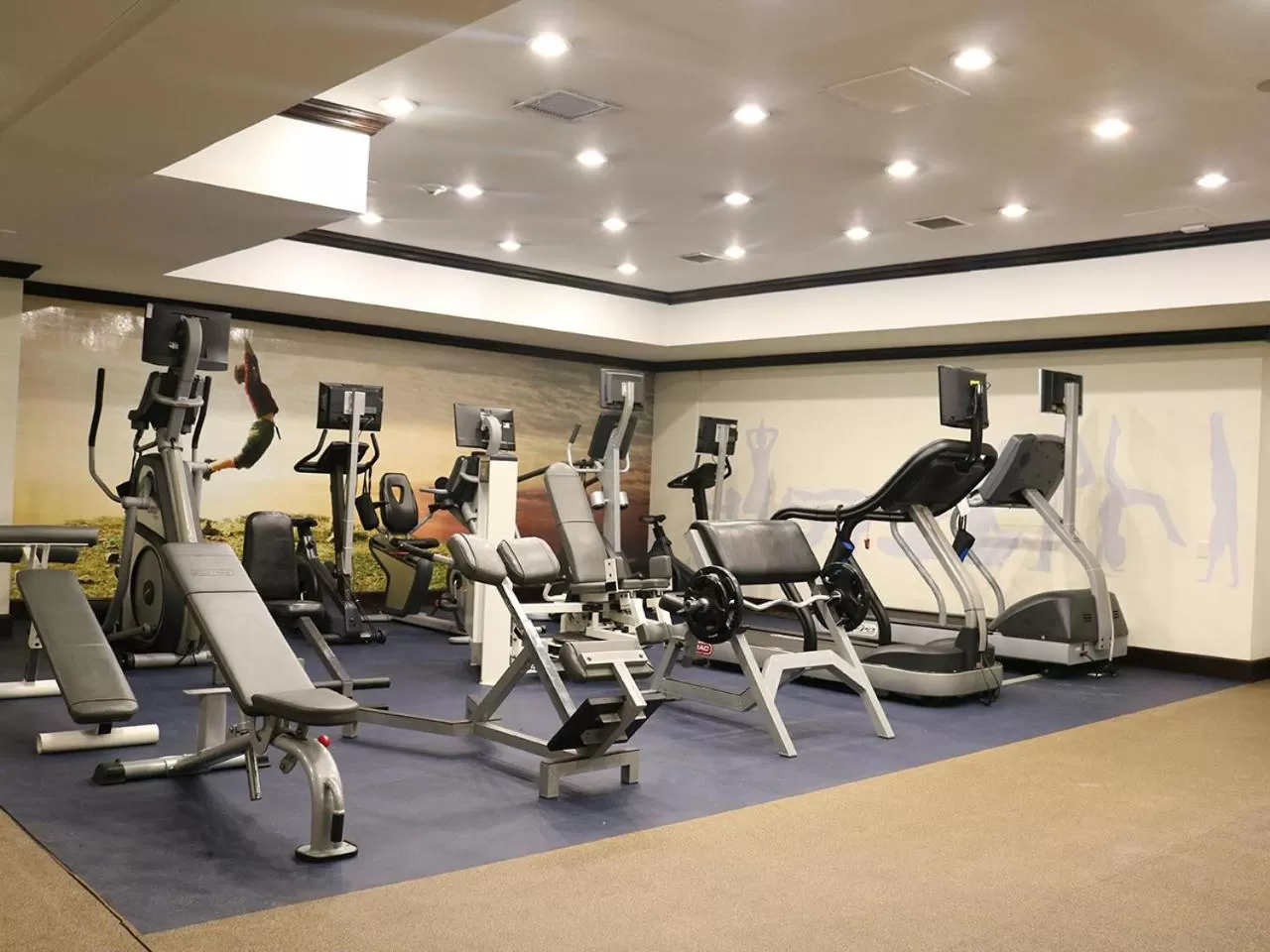 Fitness centre/facilities in Camino Real Antigua