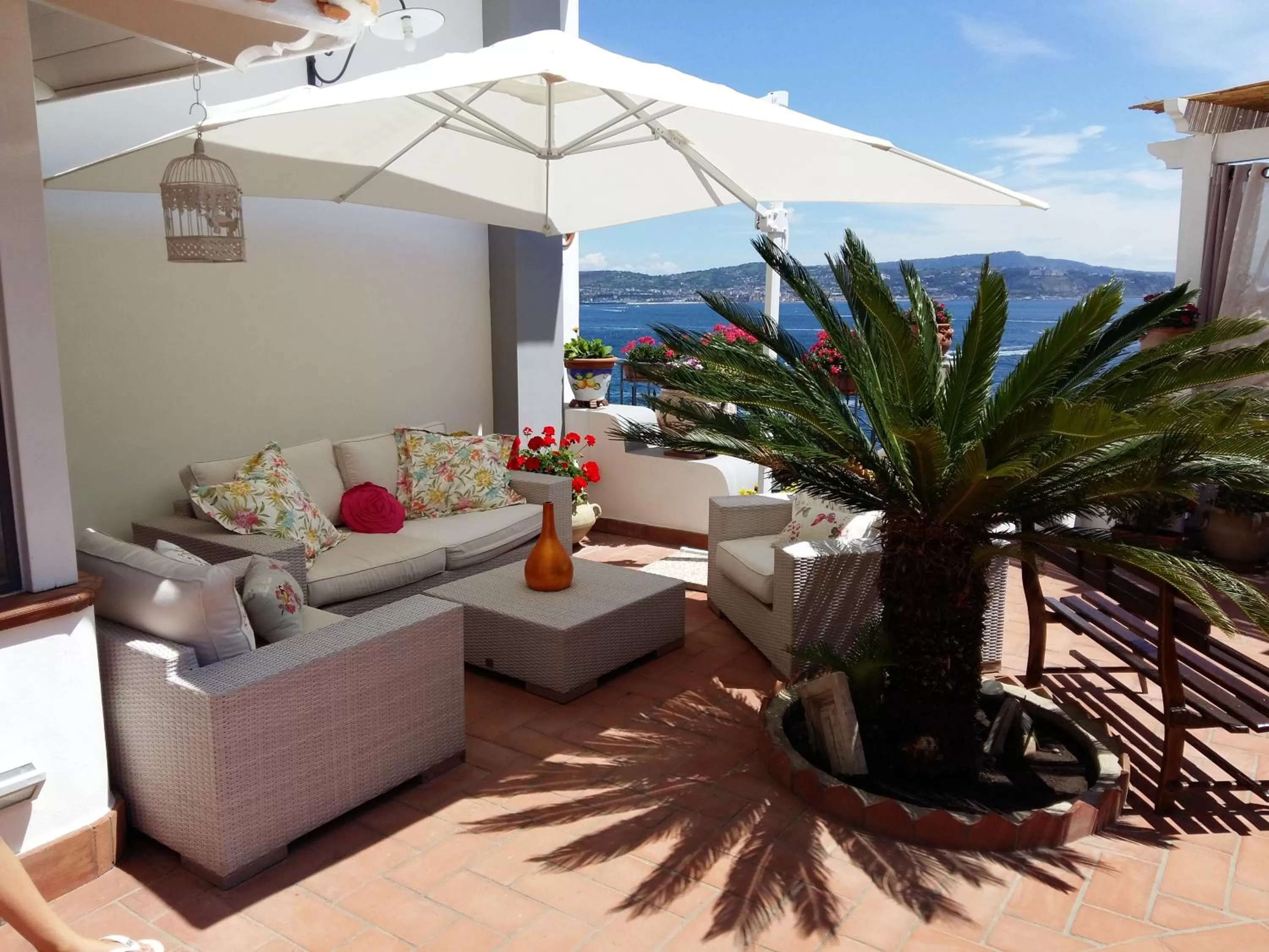 Balcony/Terrace in b&b Dea Fortuna