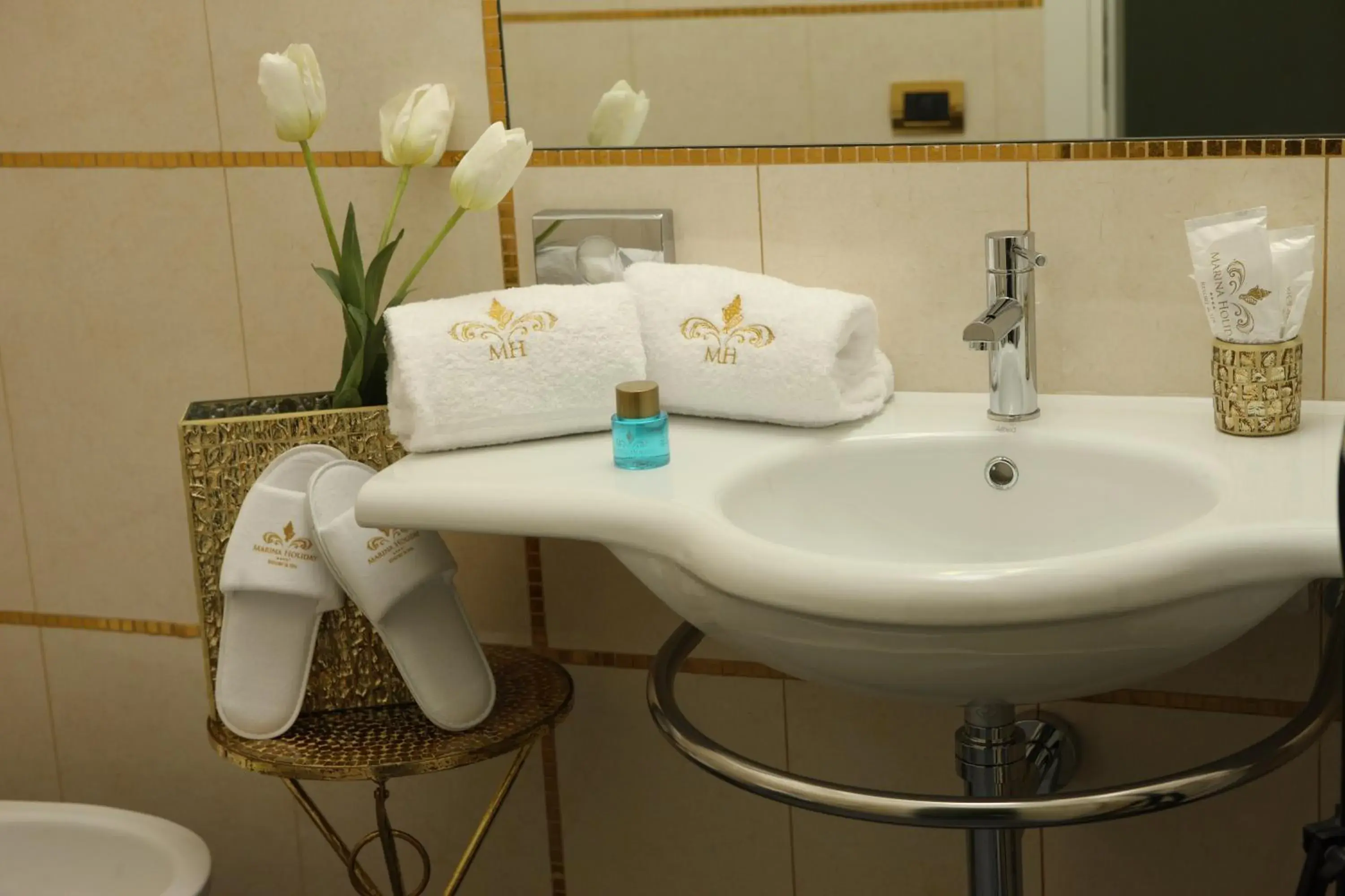 Bathroom in Marina Holiday & Spa