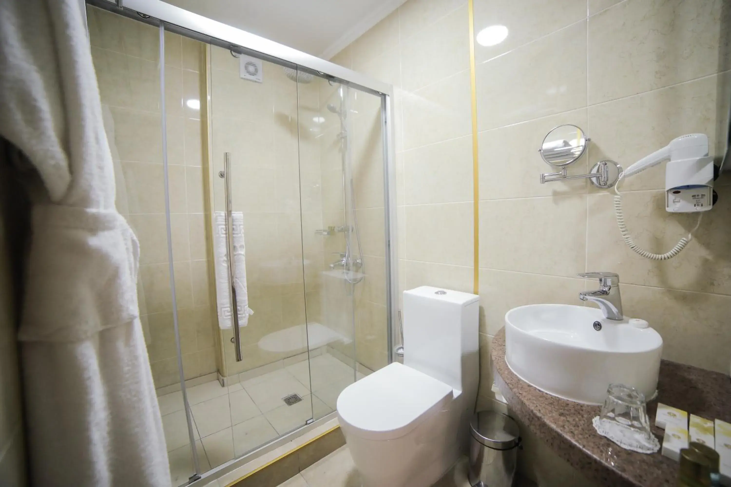 Shower, Bathroom in Onyx Hotel Bishkek