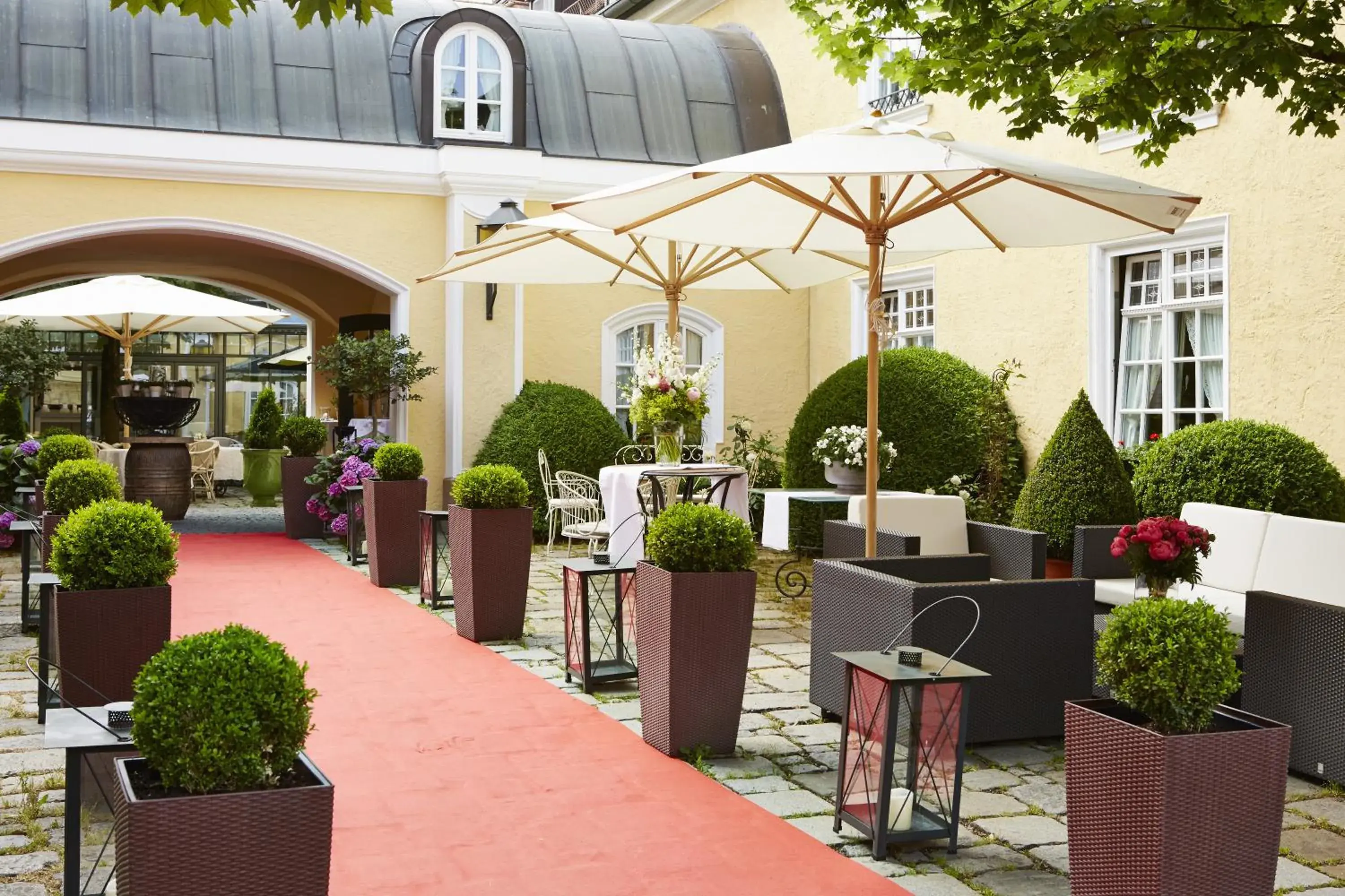 Patio, Restaurant/Places to Eat in Hotel Gutsgasthof Stangl