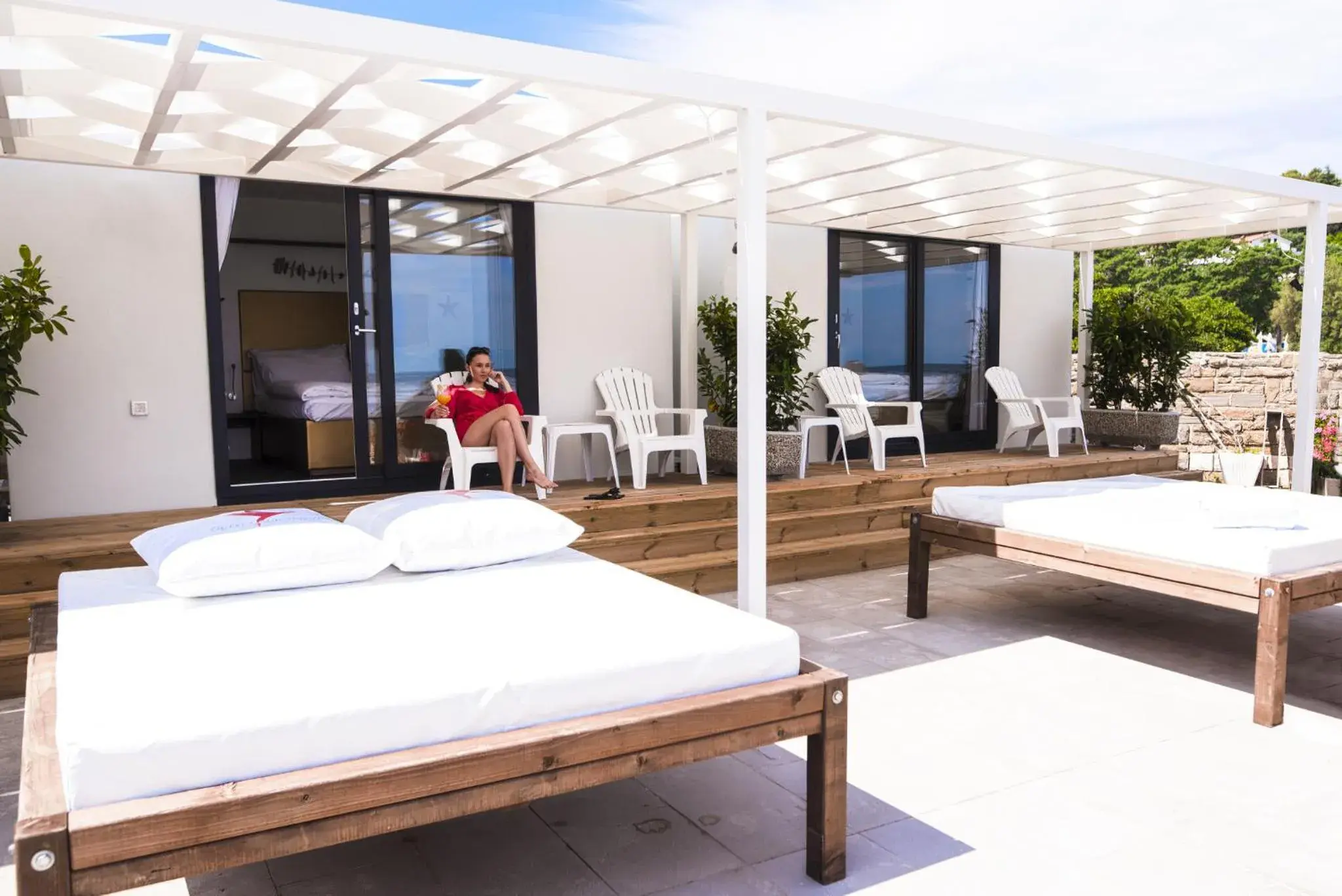 Balcony/Terrace in Barbara Piran Beach Hotel