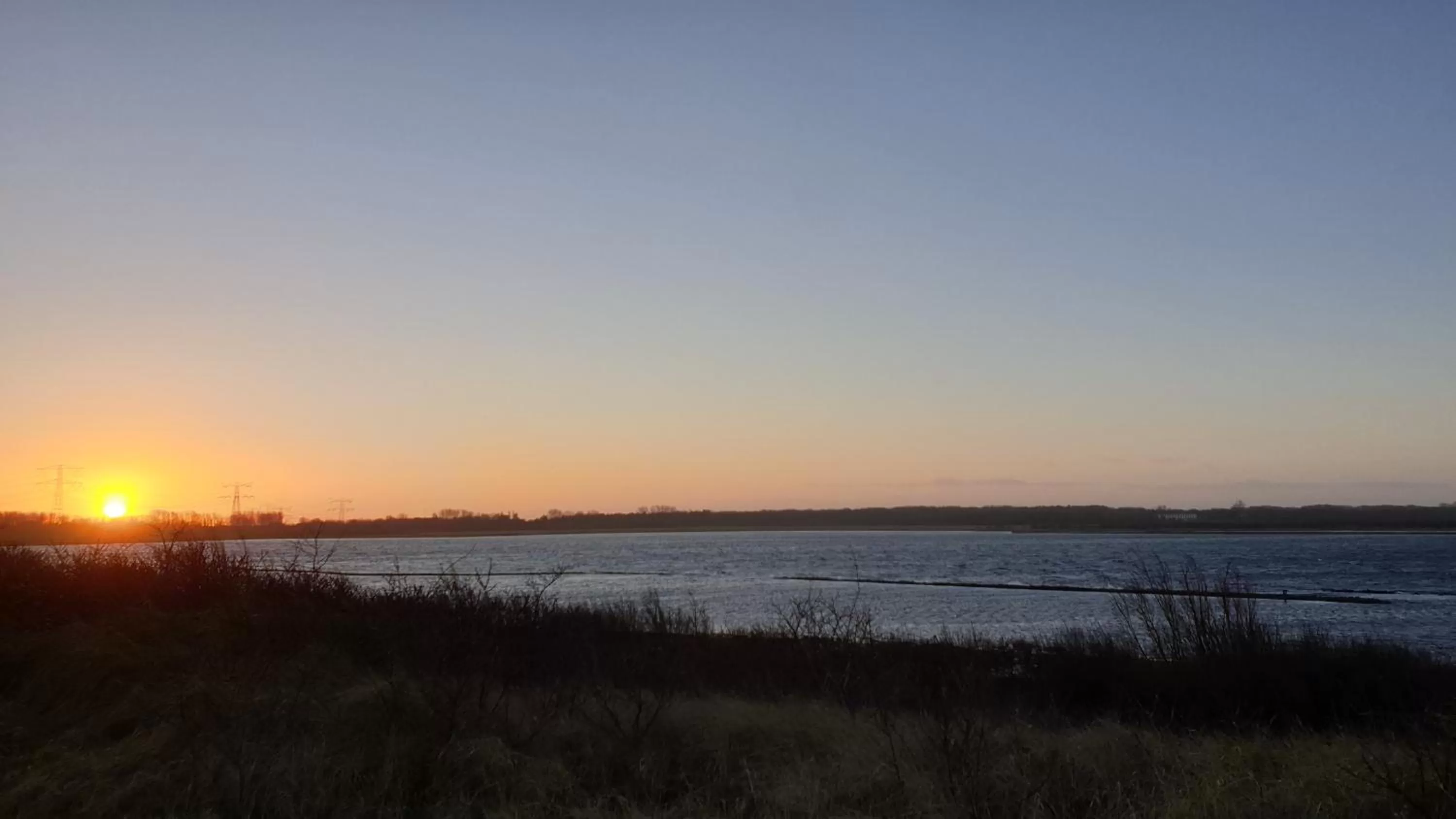 View (from property/room), Sunrise/Sunset in Beach Hotel Oostvoorne