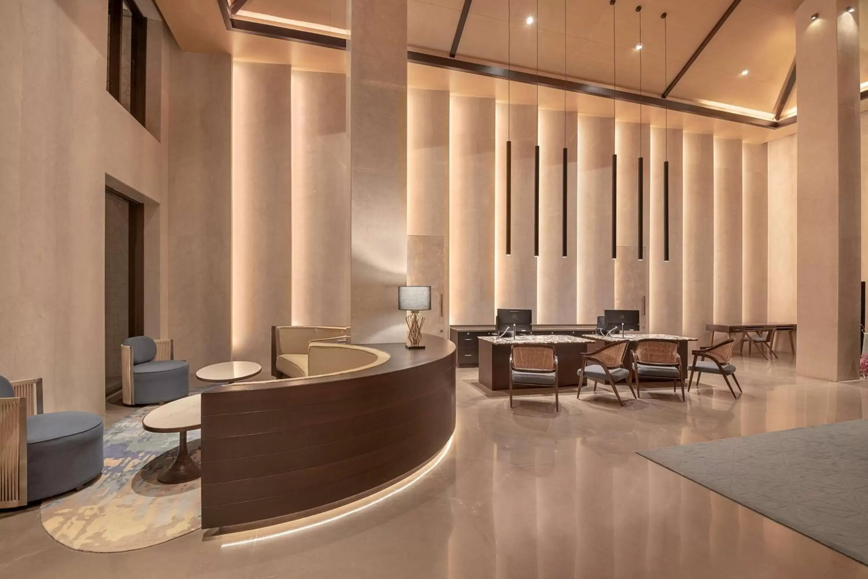 Lobby or reception in Radisson Blu Resort Visakhapatnam