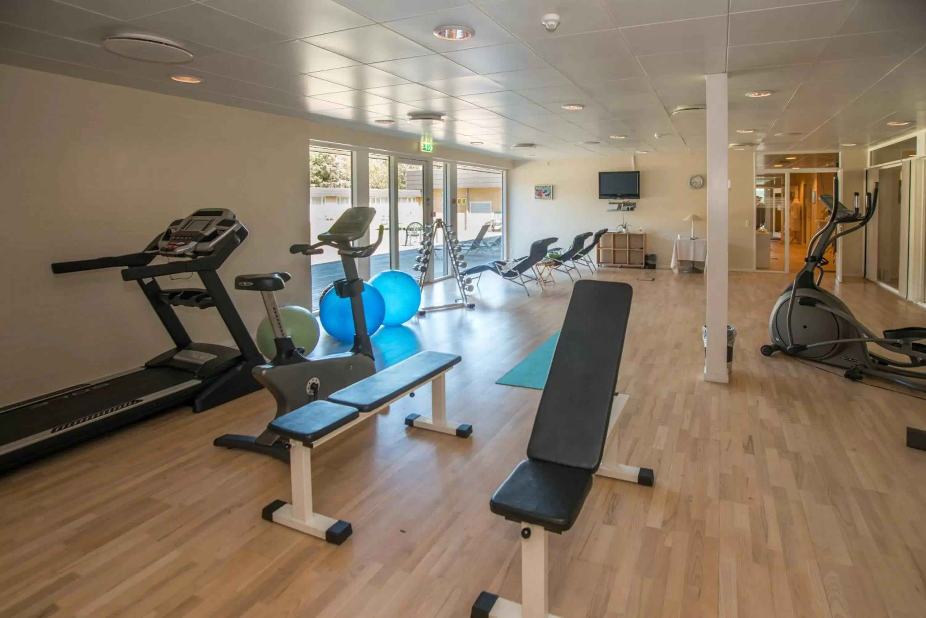 View (from property/room), Fitness Center/Facilities in Hotel Marina