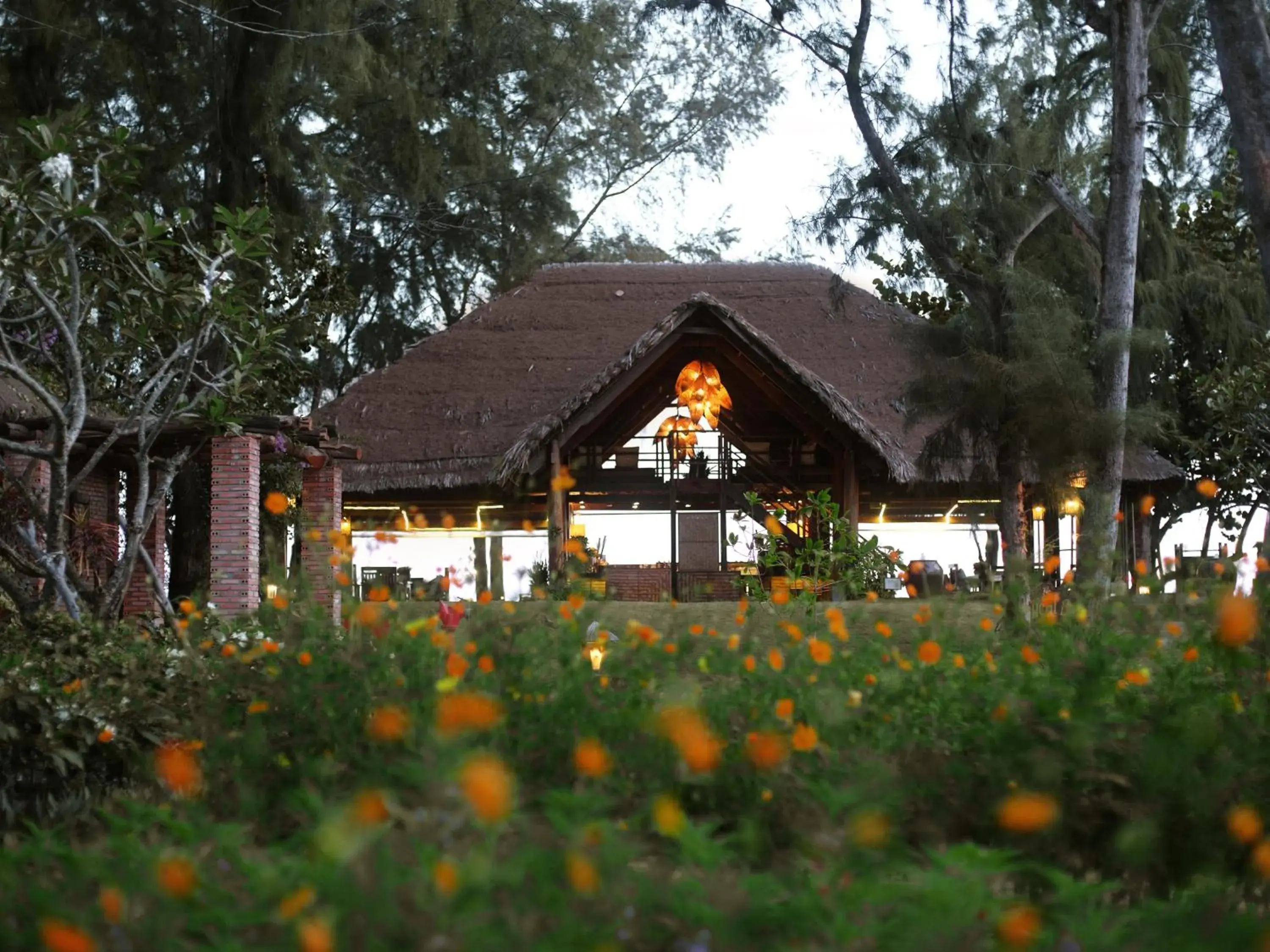 Lounge or bar, Property Building in Ho Tram Beach Boutique Resort & Spa