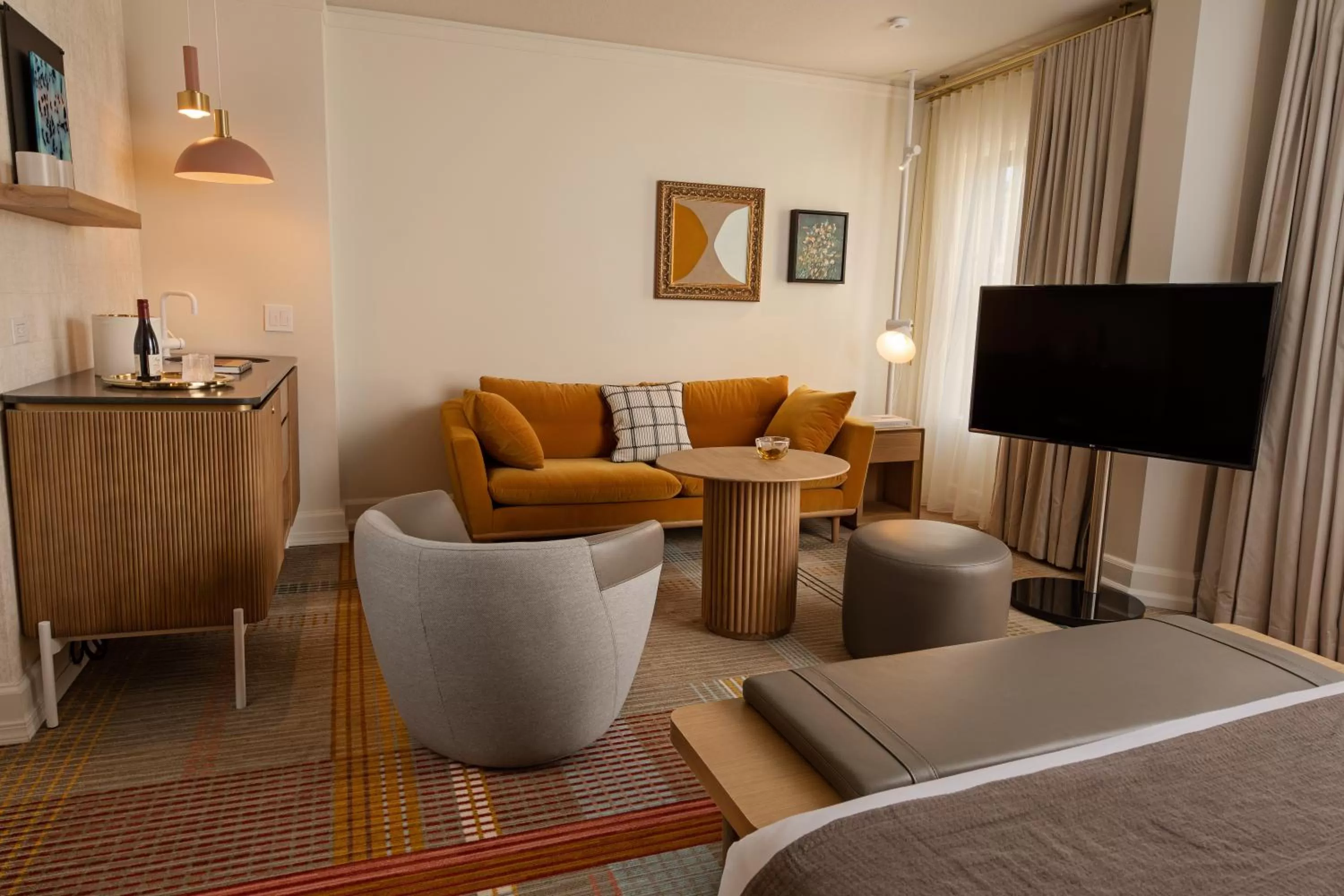 Seating area in Ändra Hotel Seattle - MGallery Collection