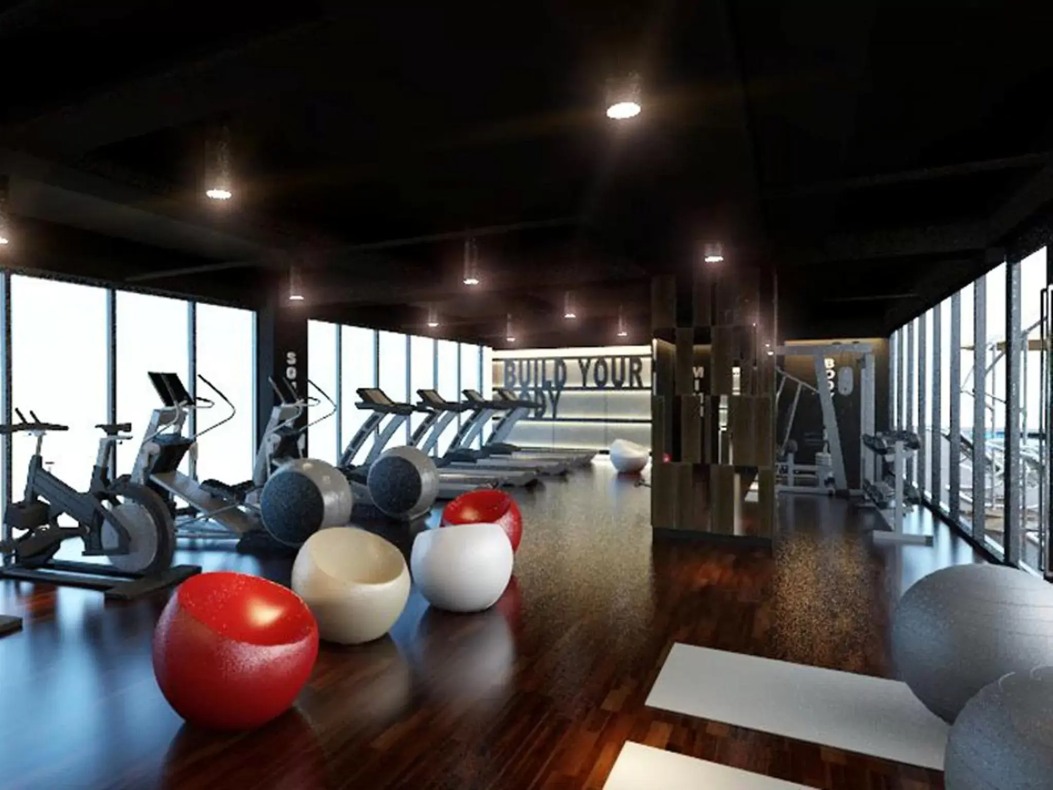Fitness centre/facilities in Louis Kienne Hotel Simpang Lima Fitness centre/facilities in Louis Kienne Hotel Simpang Lima