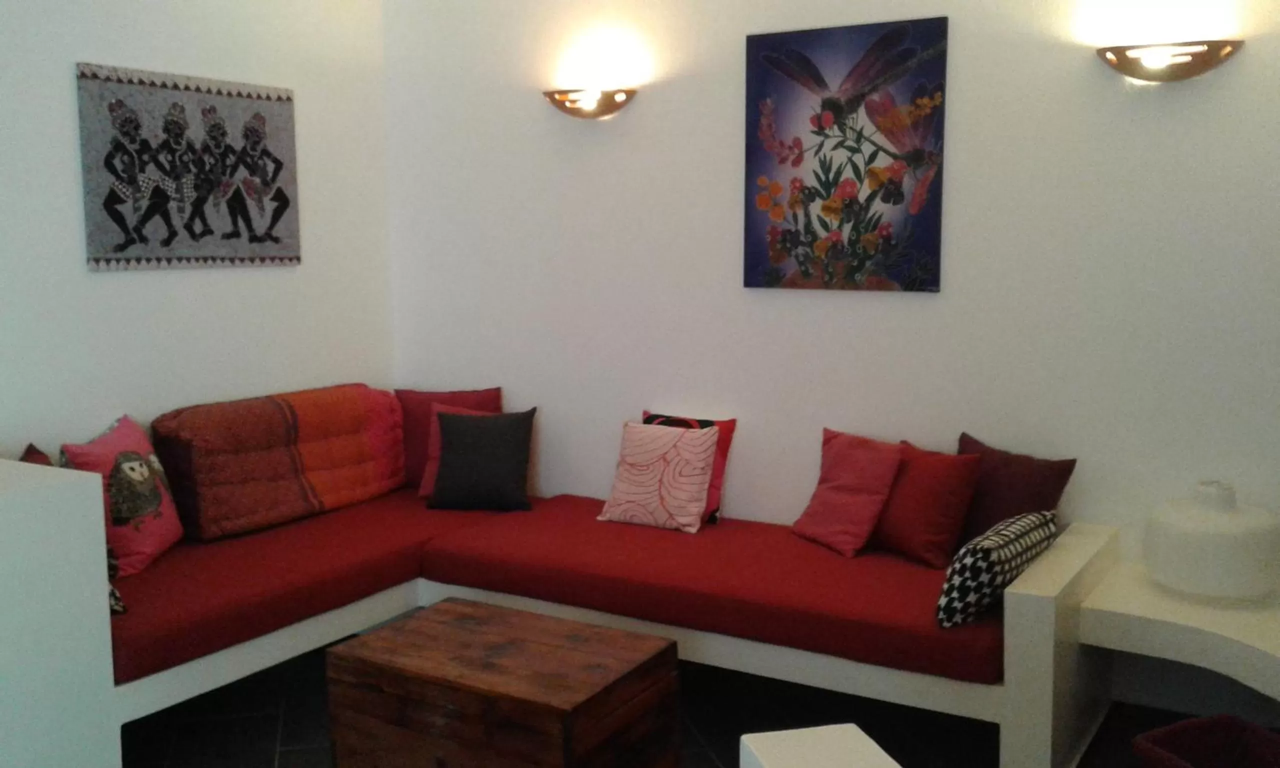 Living room in Cala da Lua apartments