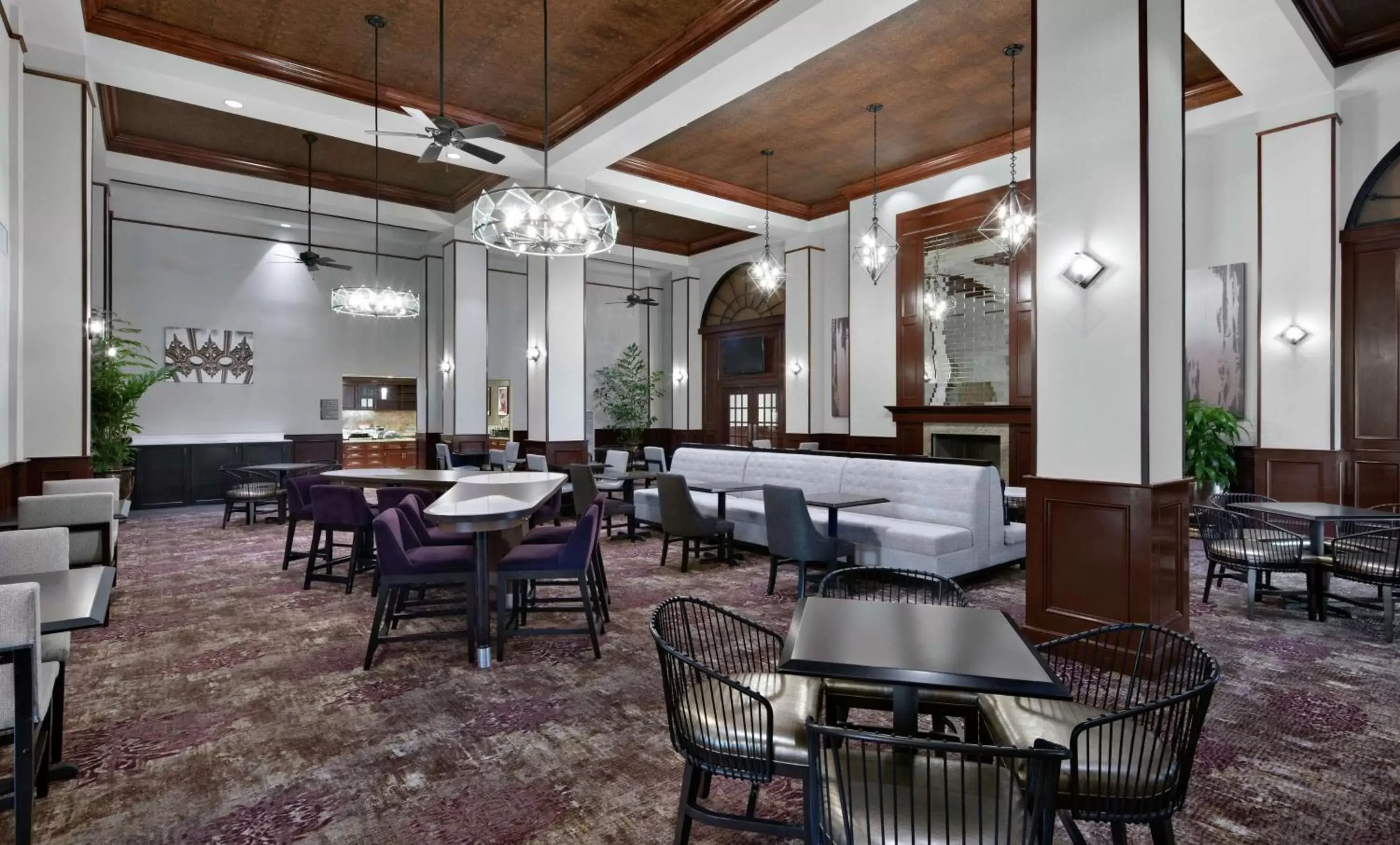 Lobby or reception, Restaurant/Places to Eat in Homewood Suites Lafayette-Airport