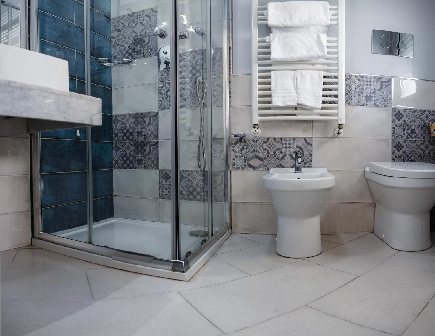 Bathroom in Hotel Costazzurra Museum & Spa