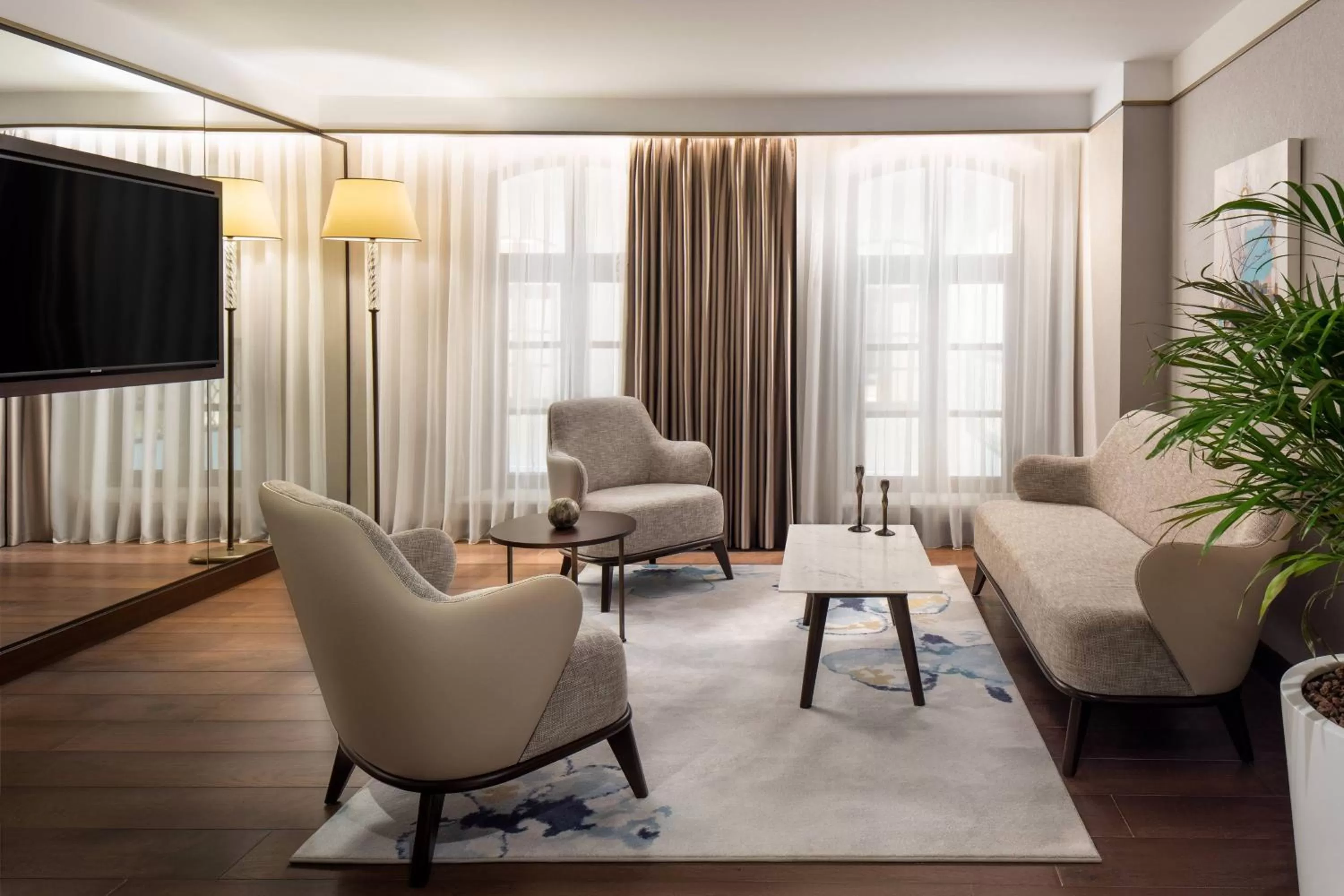Living room in JW Marriott Istanbul Bosphorus
