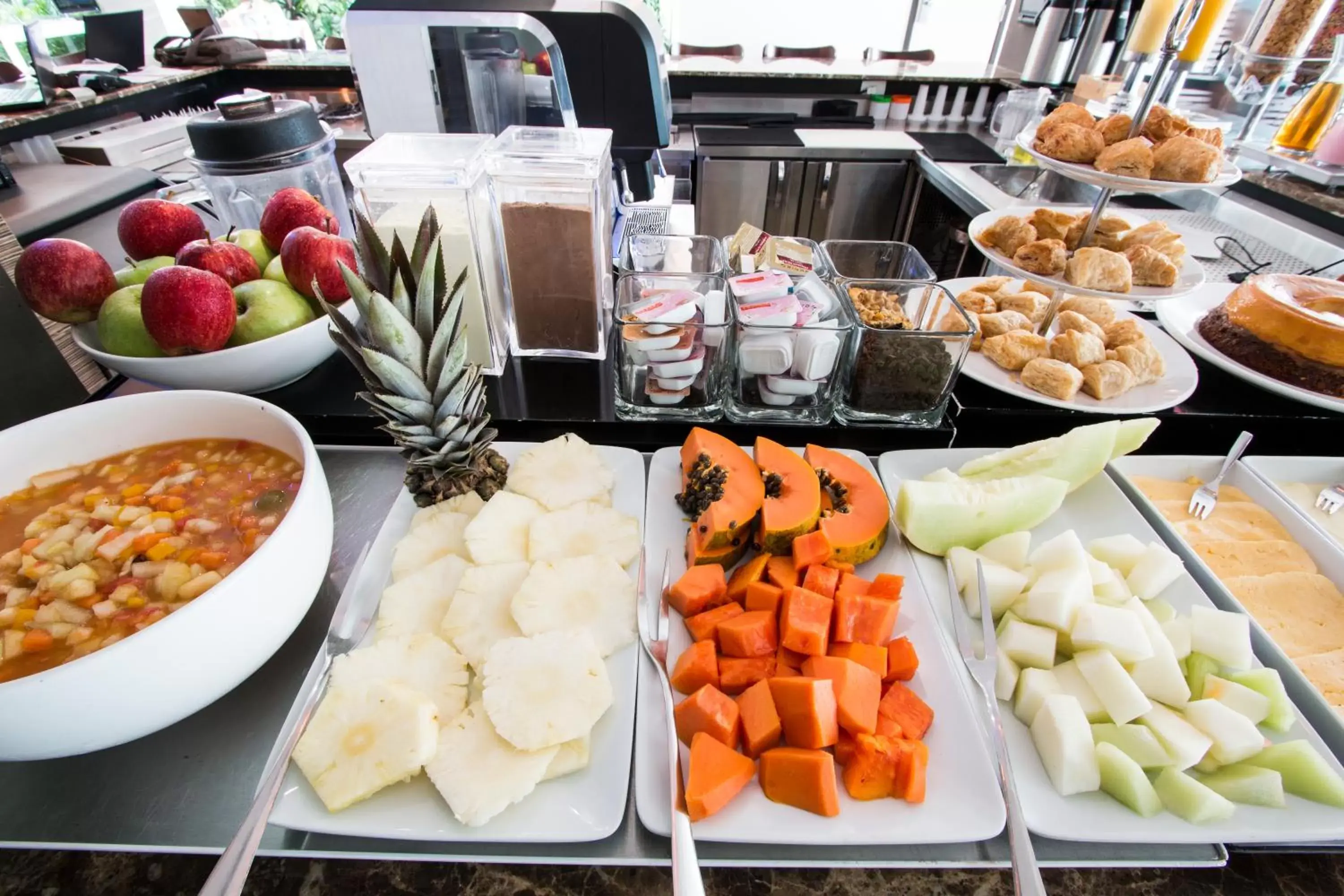 Buffet breakfast in The Hotel