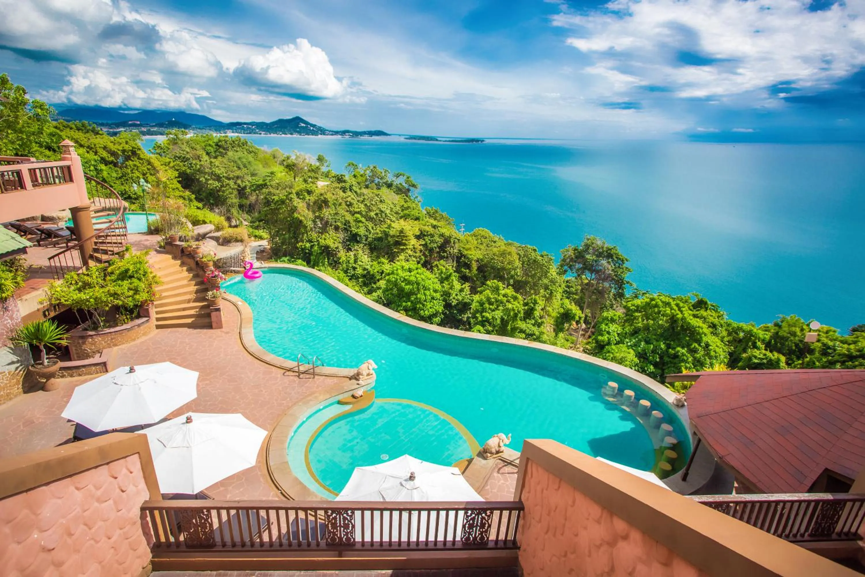 Pool view in Samui Bayview Resort & Spa - SHA Plus