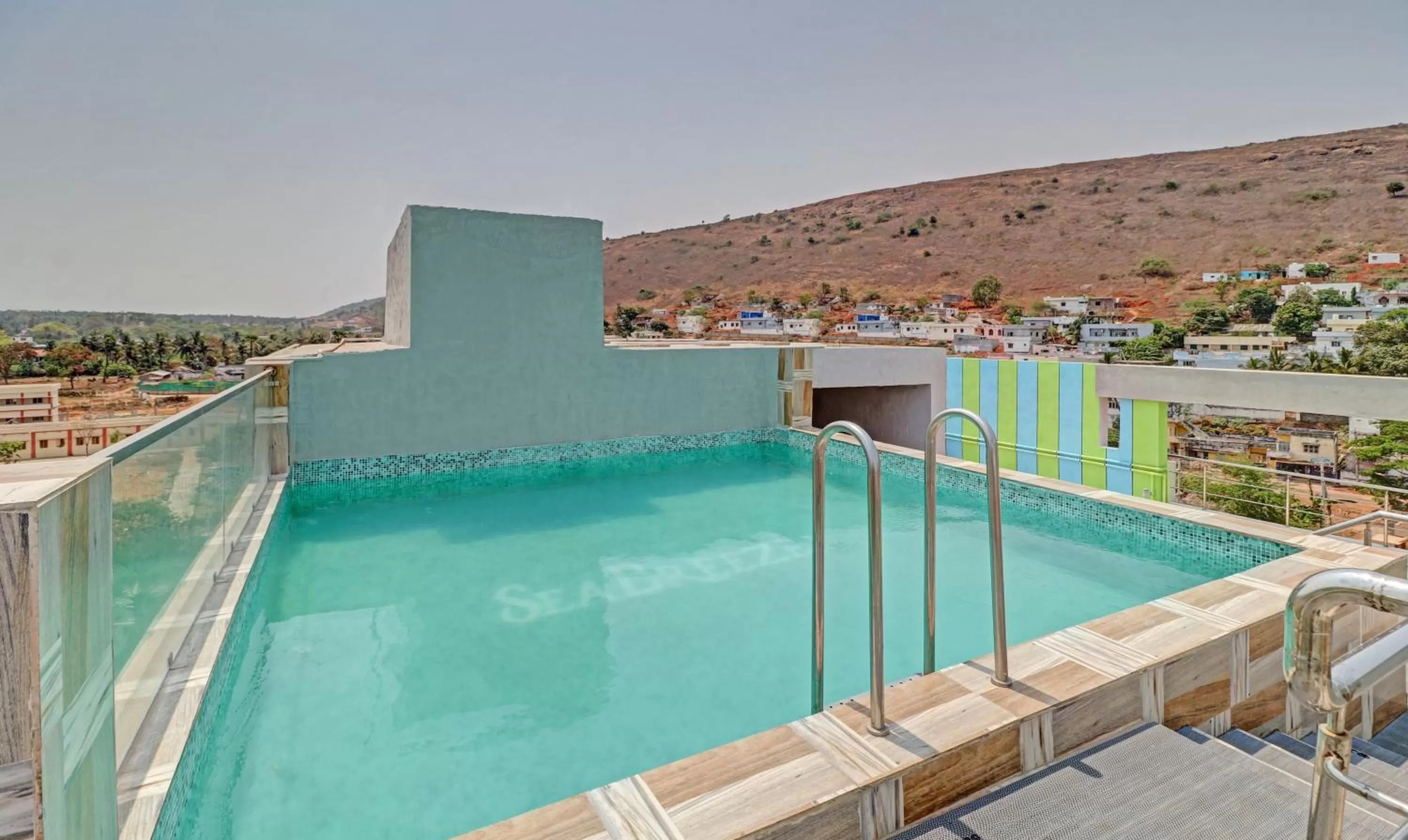 Swimming pool in Treebo Seabreeze Comforts