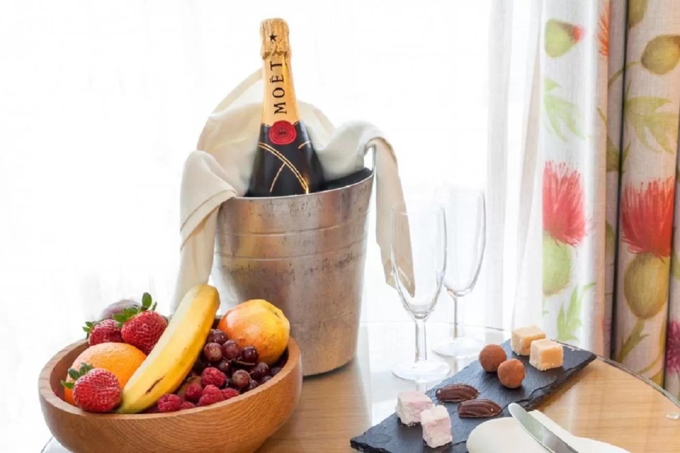 Drinks in Moorings Hotel