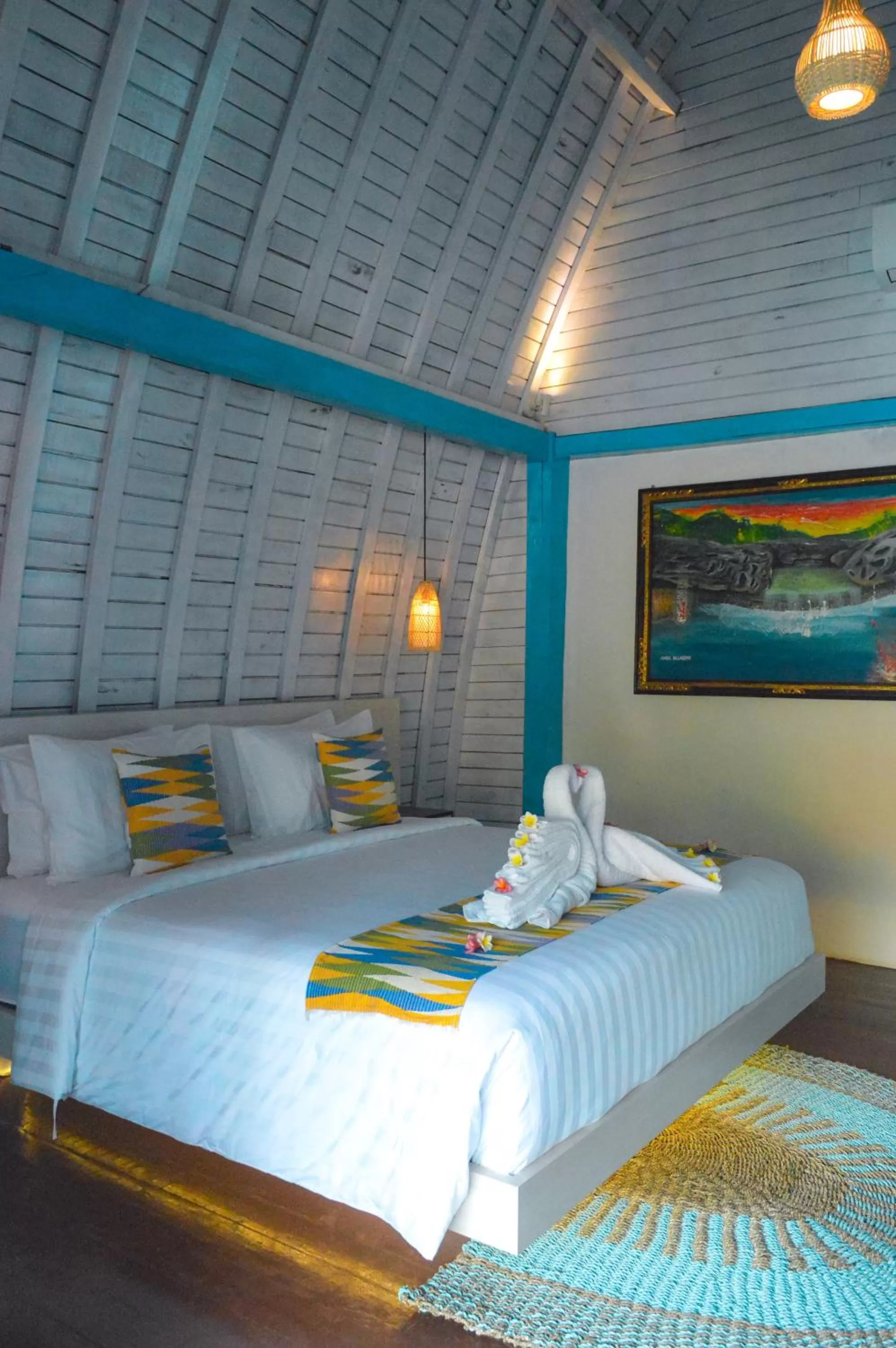 Bed in The MG Villa & SPA