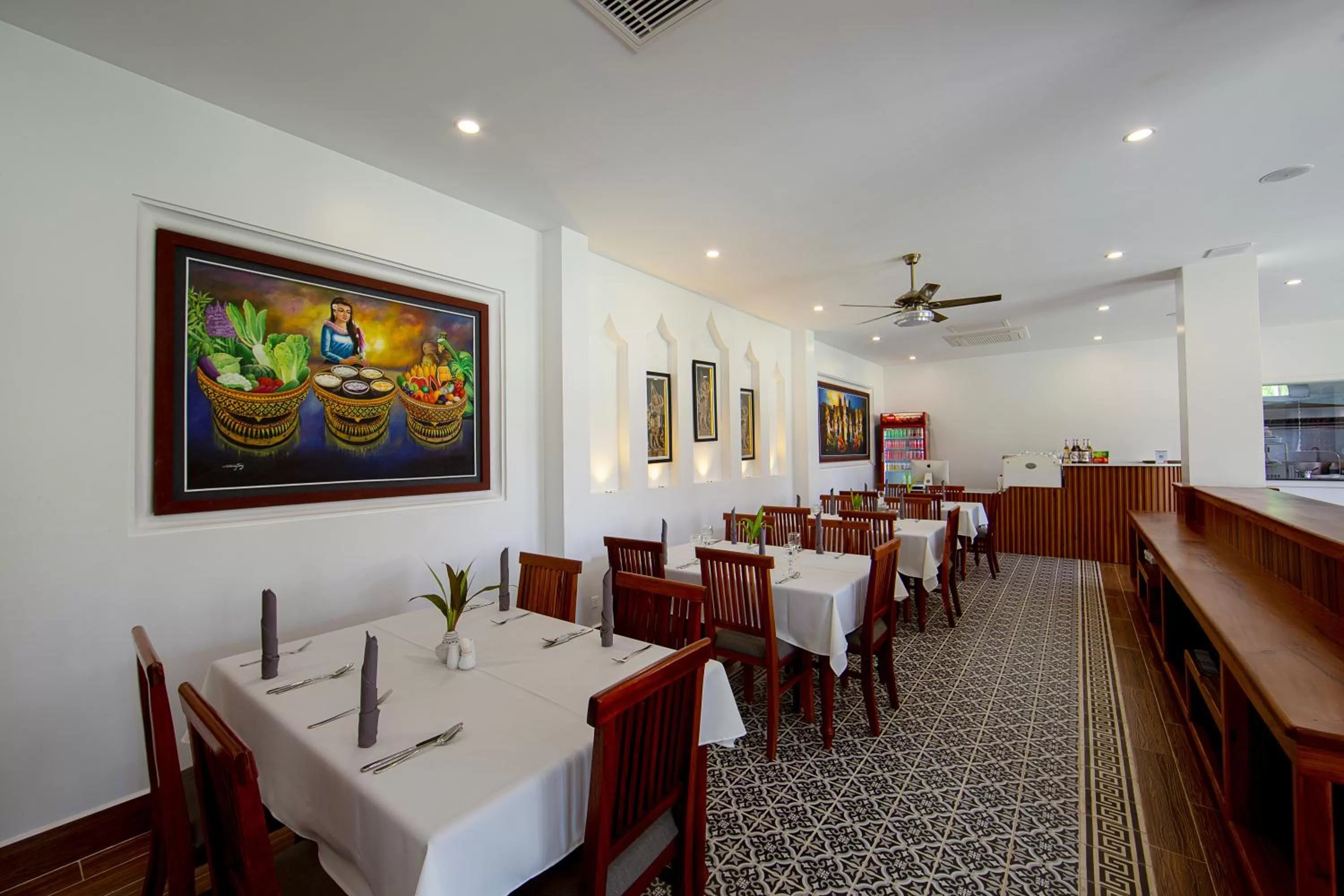 Breakfast in Two Seasons Siem Reap Hotel