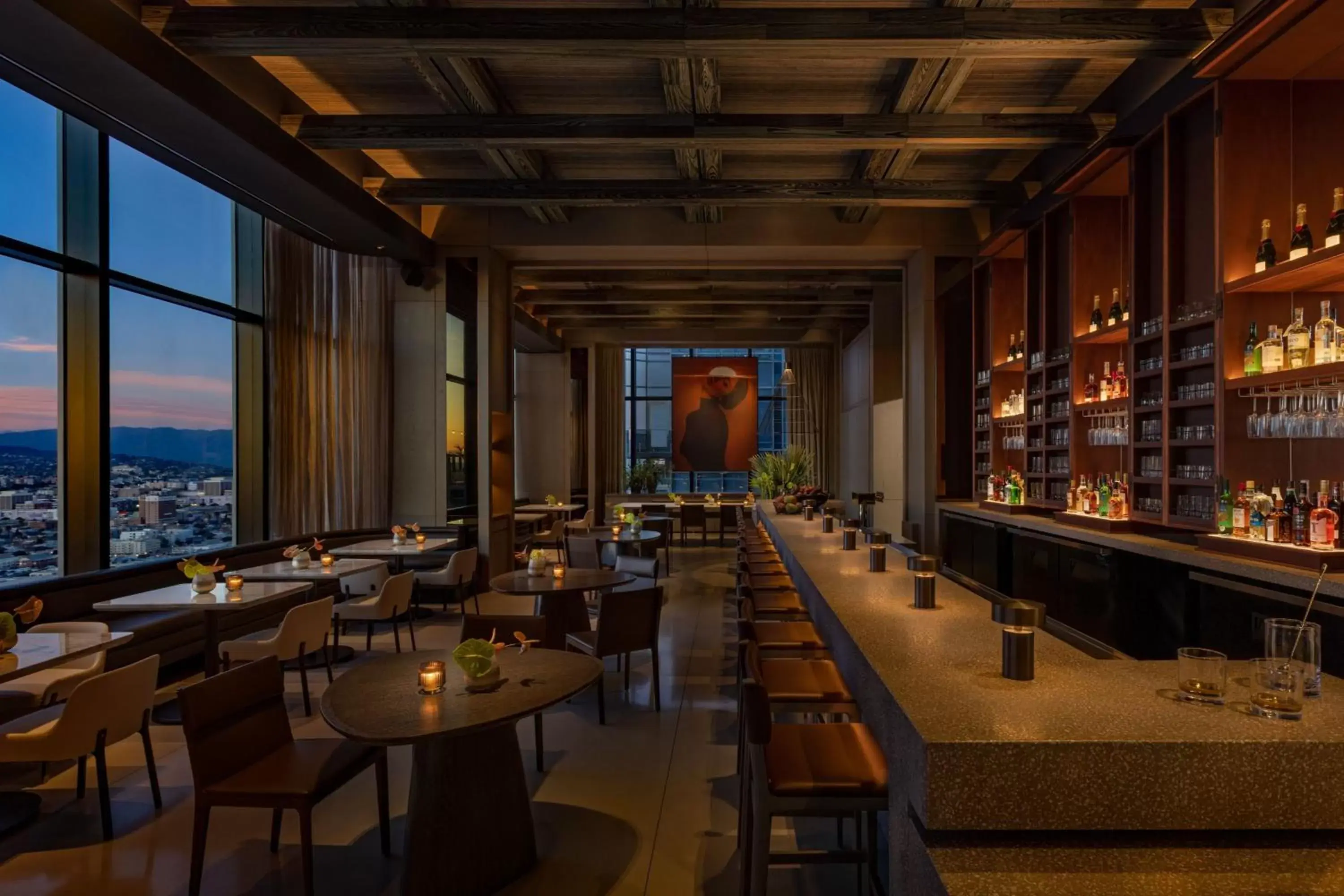 Lounge or bar, Restaurant/Places to Eat in AC Hotel by Marriott Downtown Los Angeles