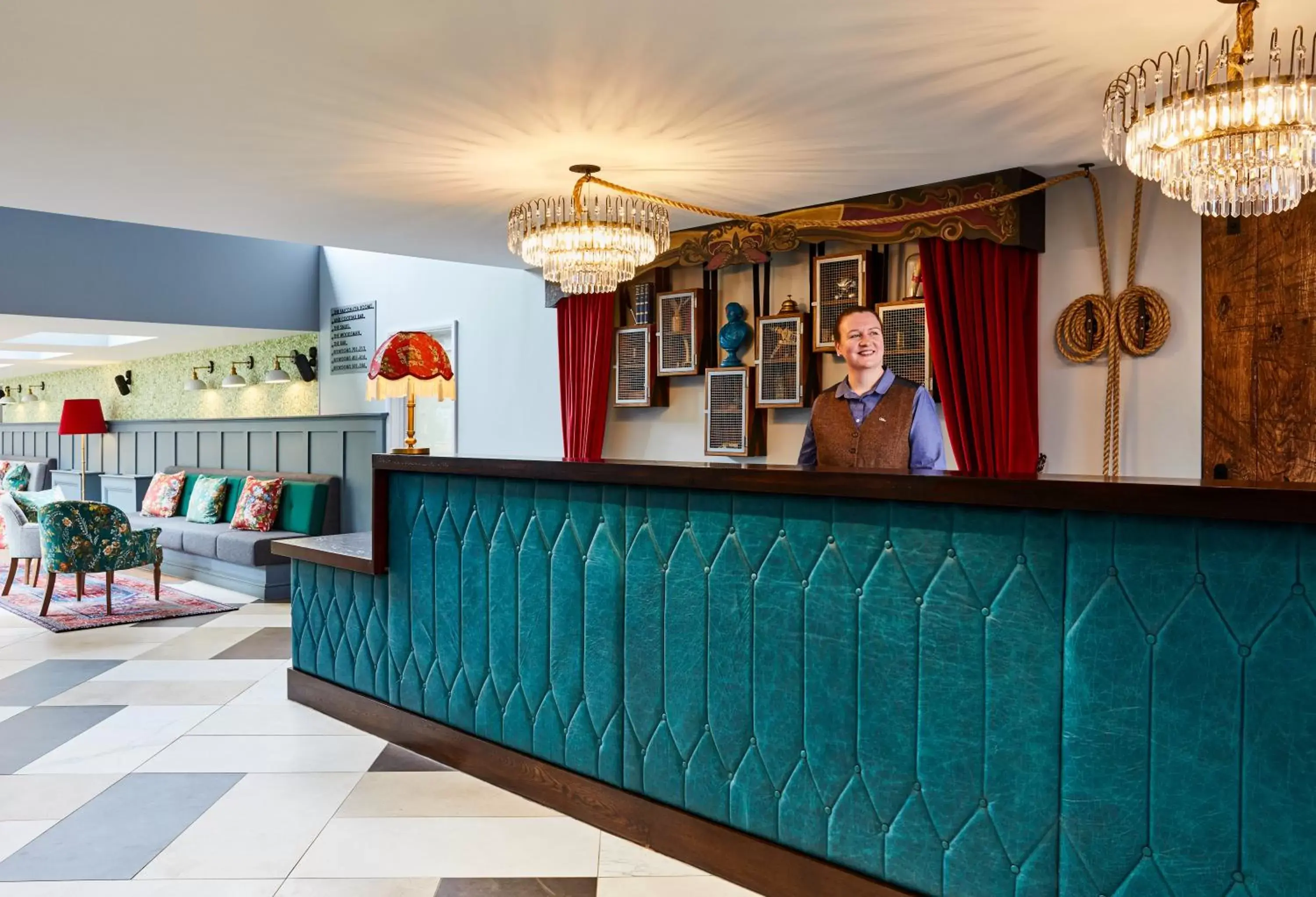 Lobby or reception in Hotel Indigo - Stratford Upon Avon, an IHG Hotel