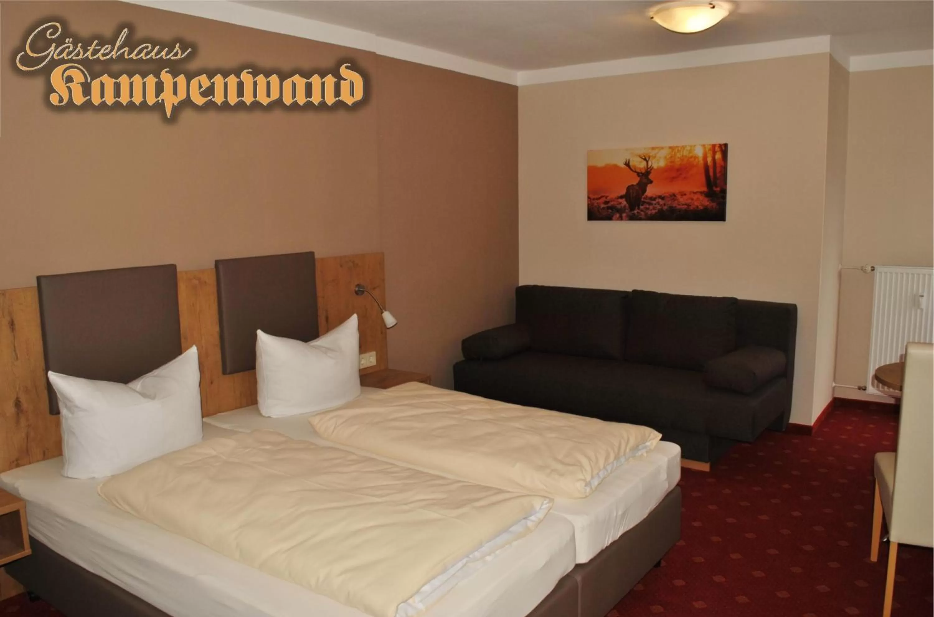 Photo of the whole room, Bed in Gasthof Kampenwand Aschau