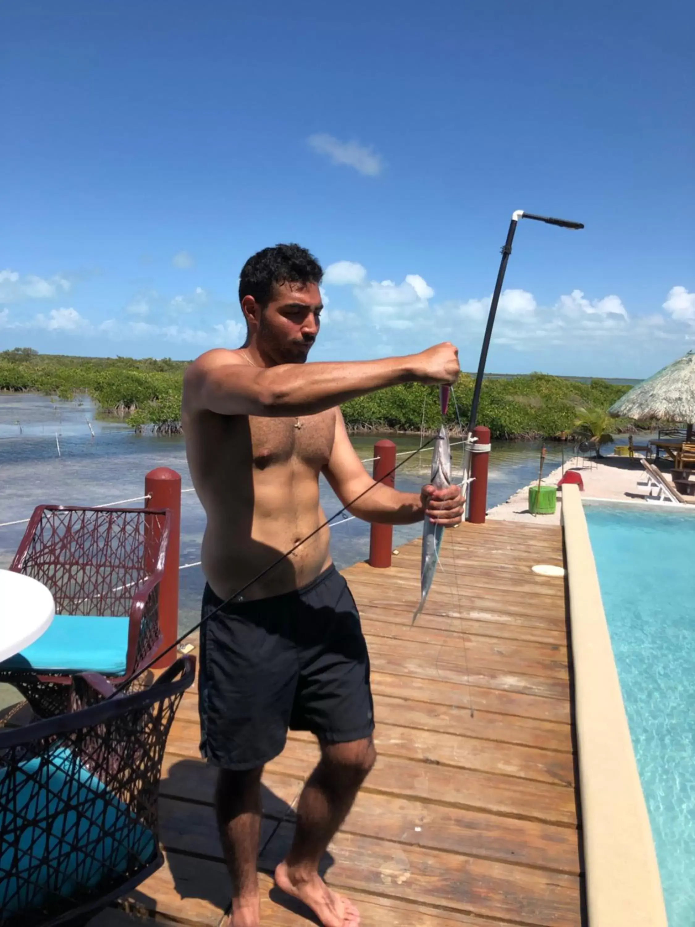 Fishing in Lina Point Belize Overwater Resort