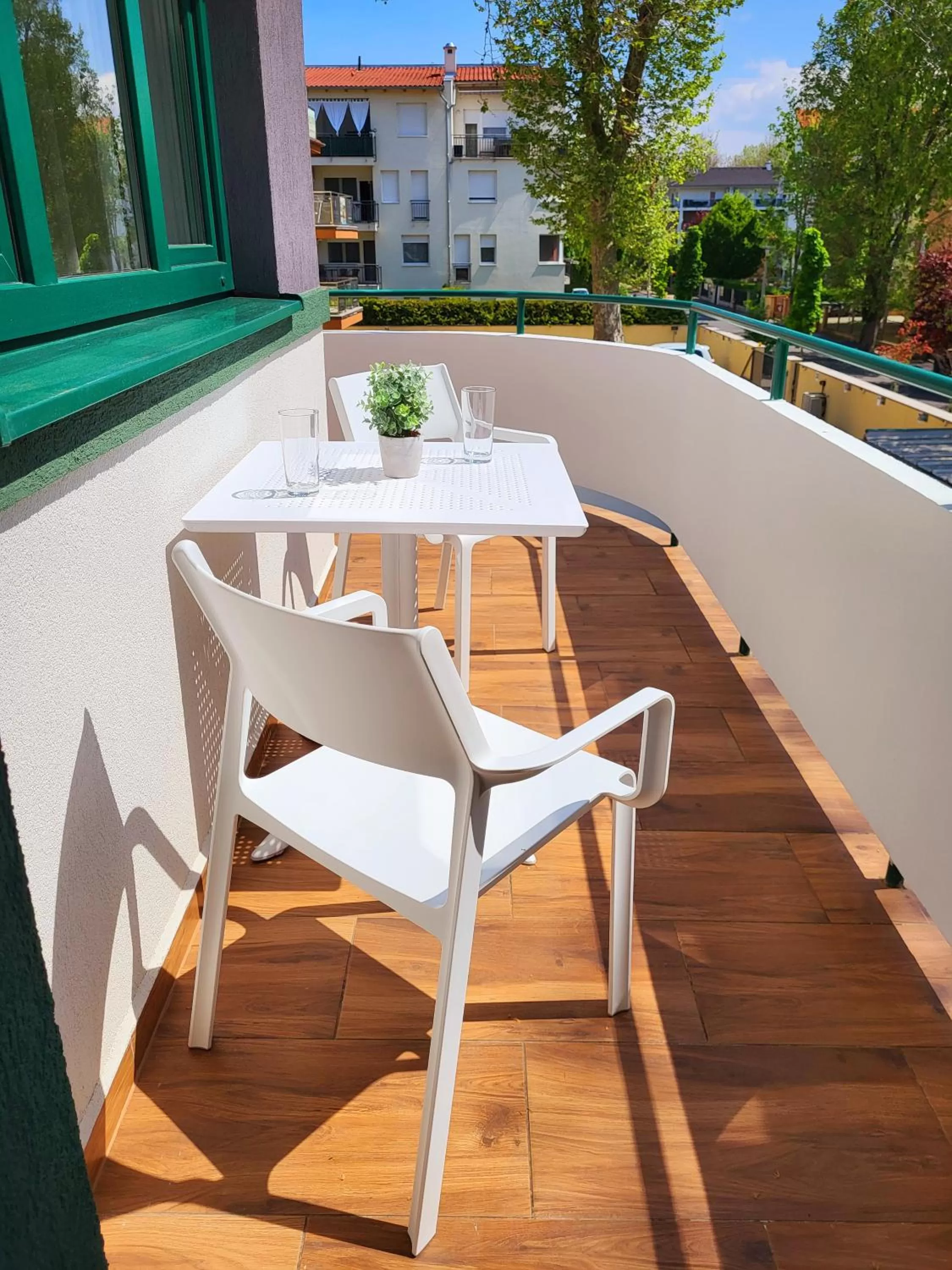 Balcony/Terrace in Villa Bauhaus Wellness Apart-Hotel