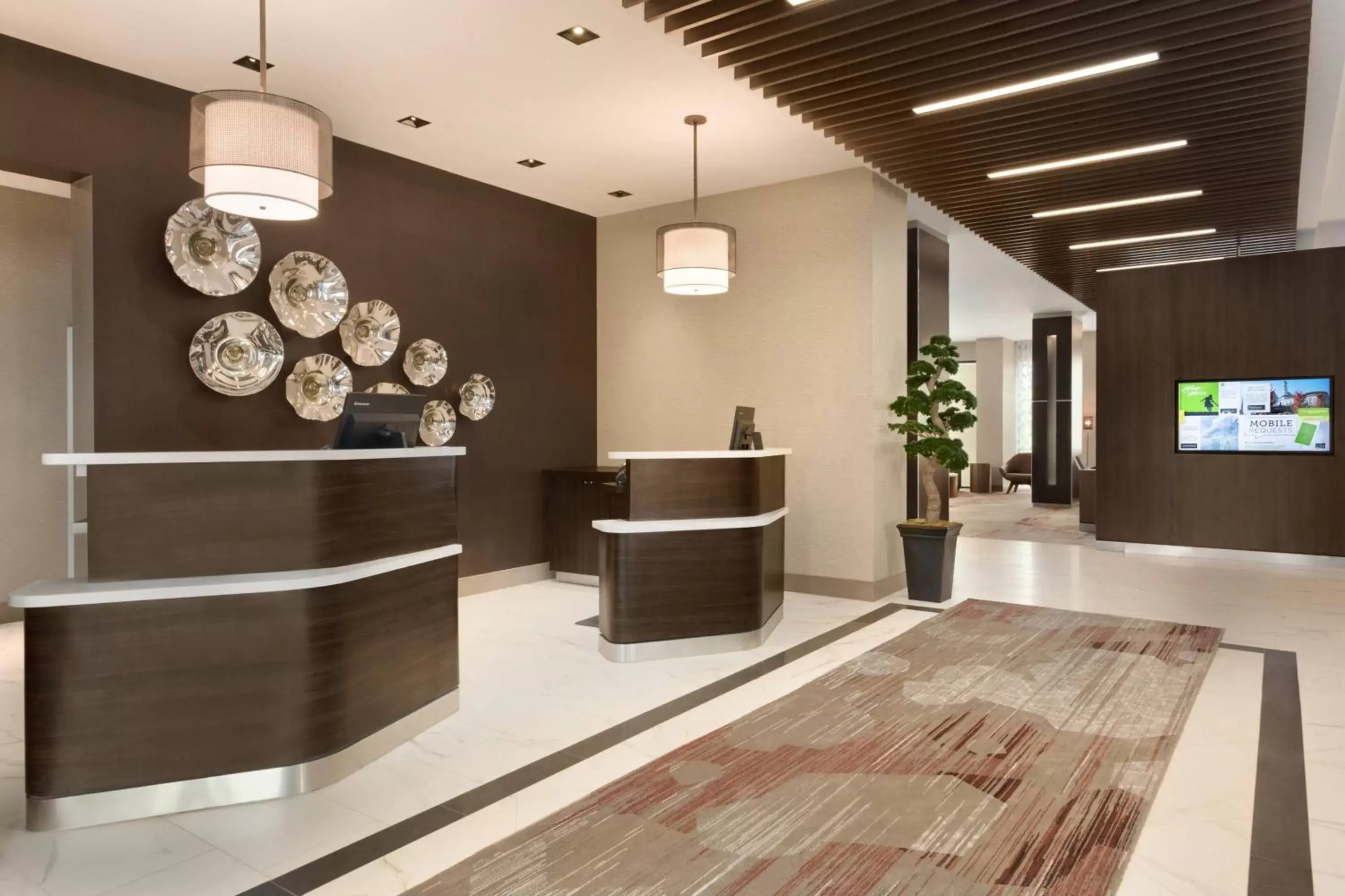 Lobby or reception, Lobby/Reception in Courtyard by Marriott Toronto Mississauga/West