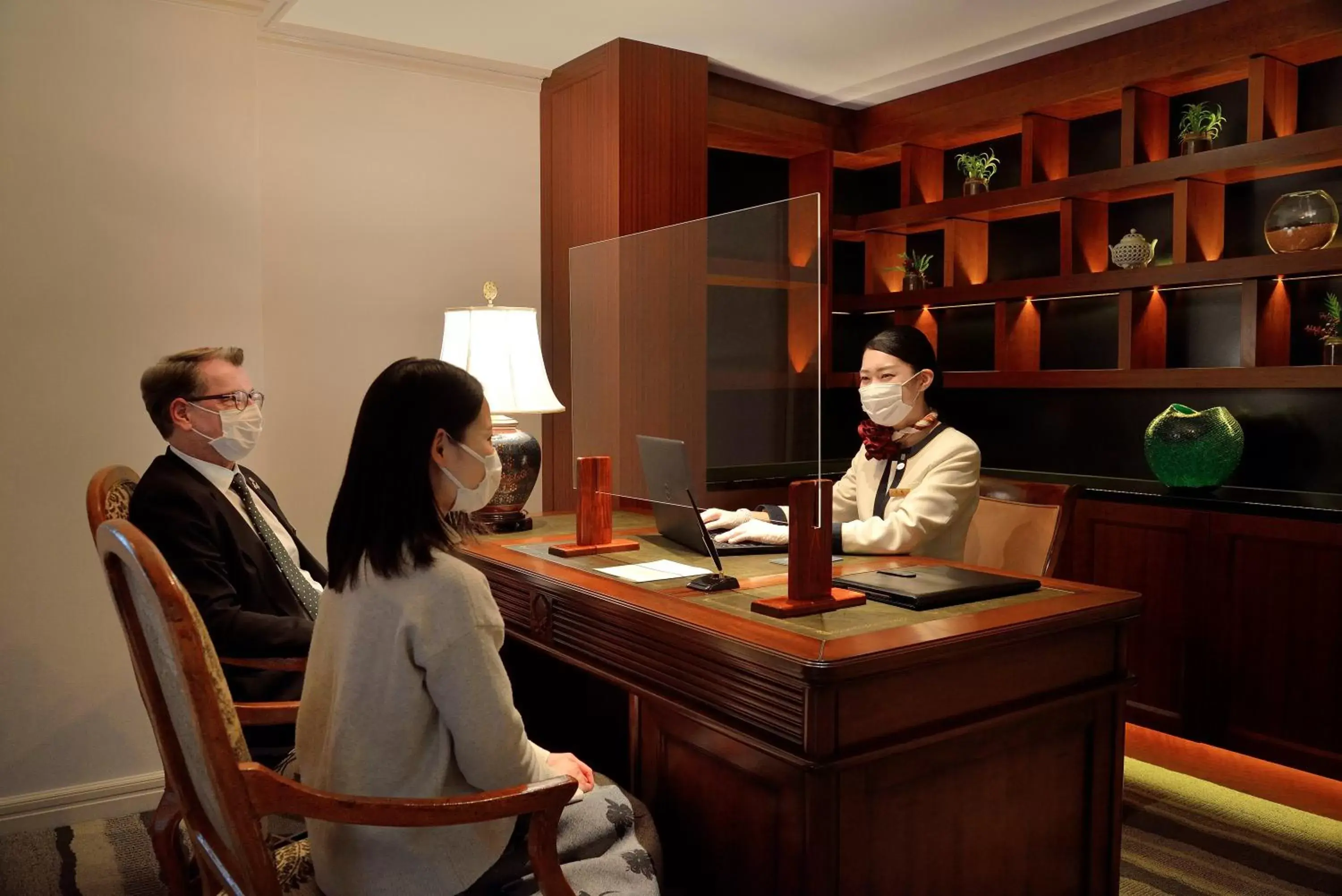 Lobby or reception, Guests in Hotel Chinzanso Tokyo
