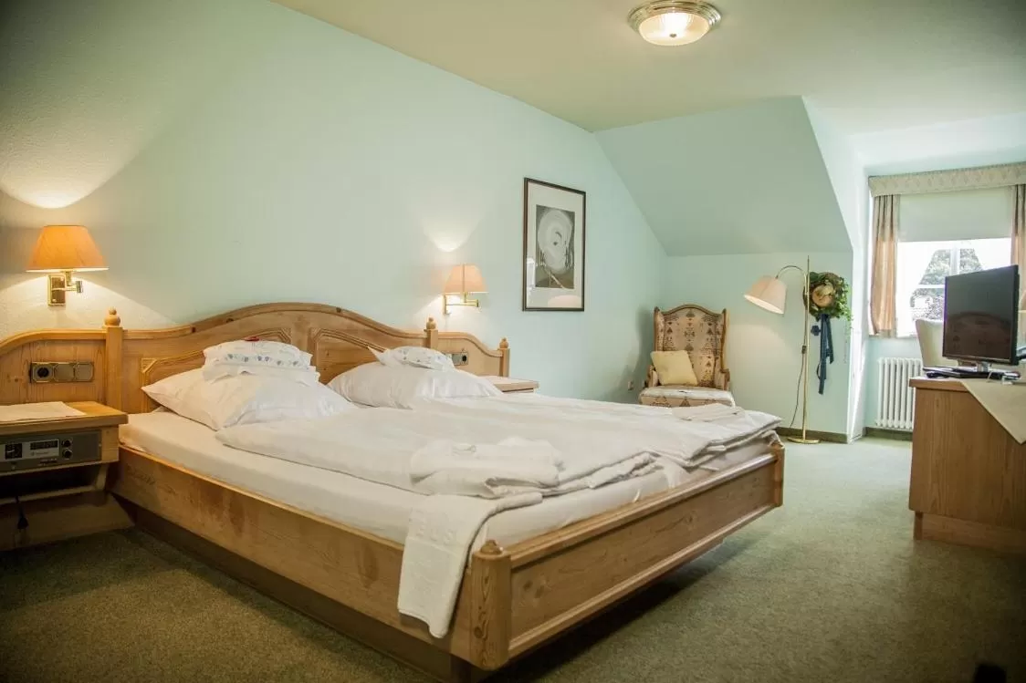 TV and multimedia, Bed in Akzent Hotel Gut Höing