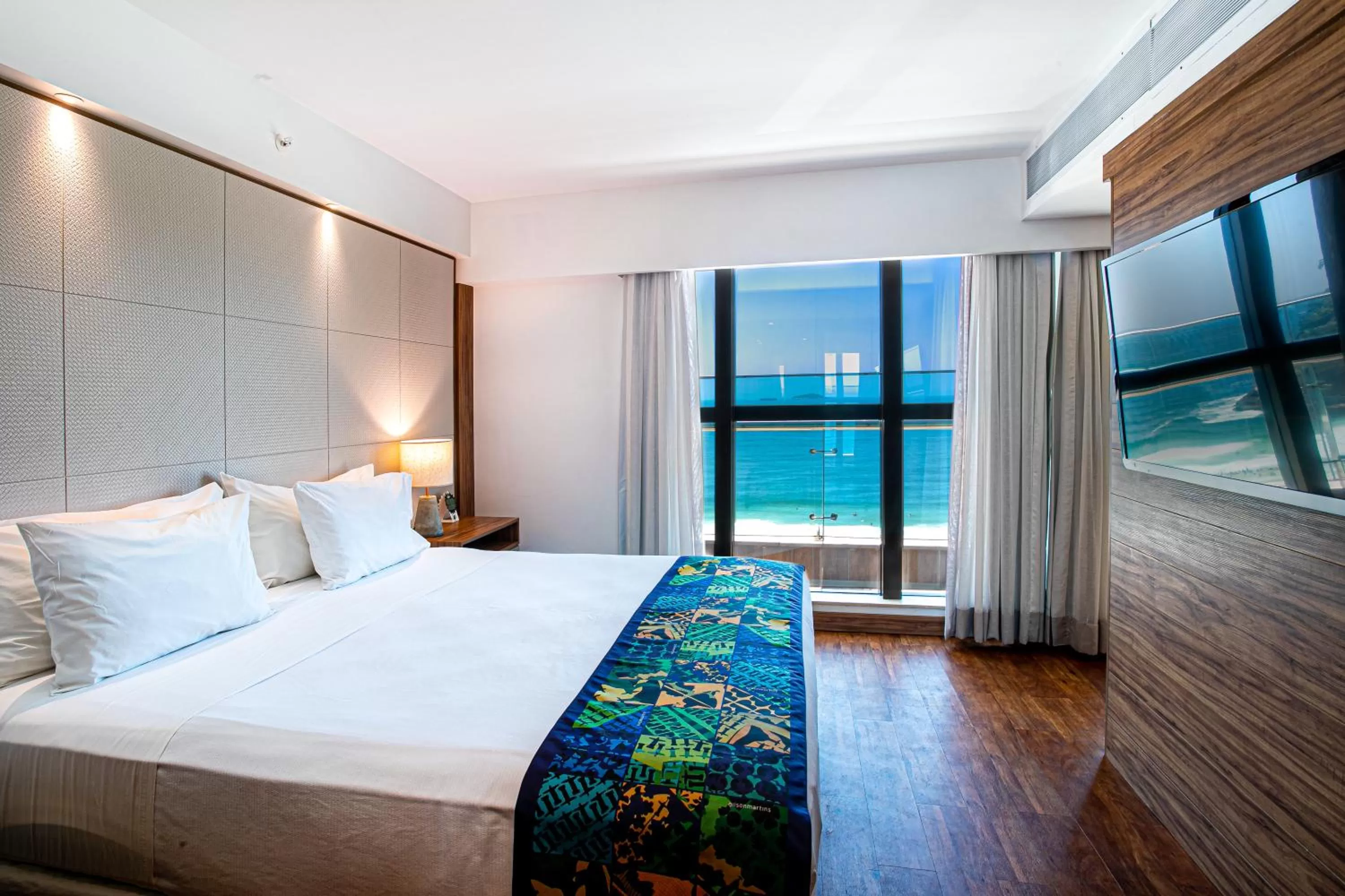 View (from property/room), Bed in Arena Leme Hotel