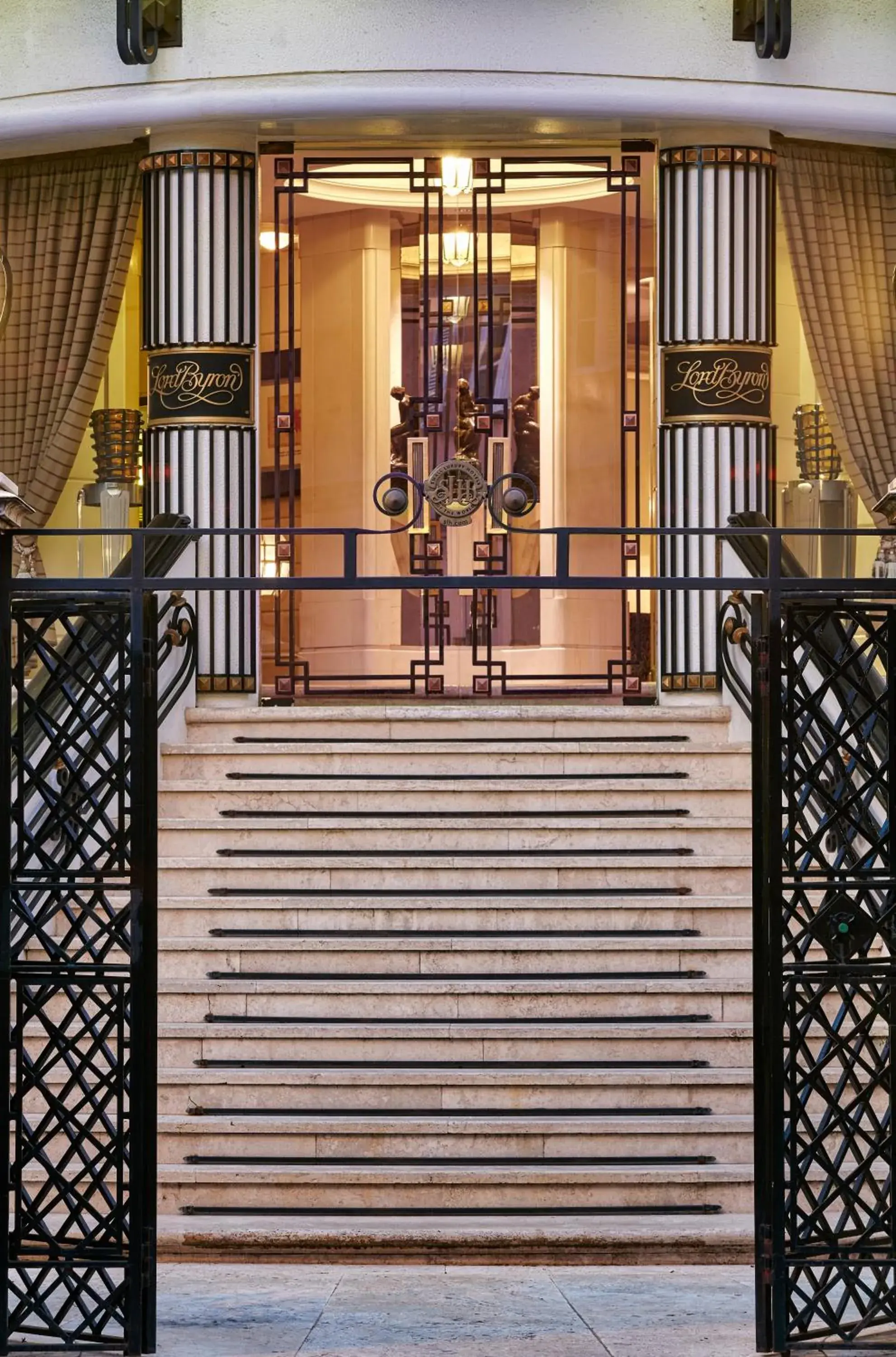 Facade/entrance in Hotel Lord Byron - Small Luxury Hotels Of The World
