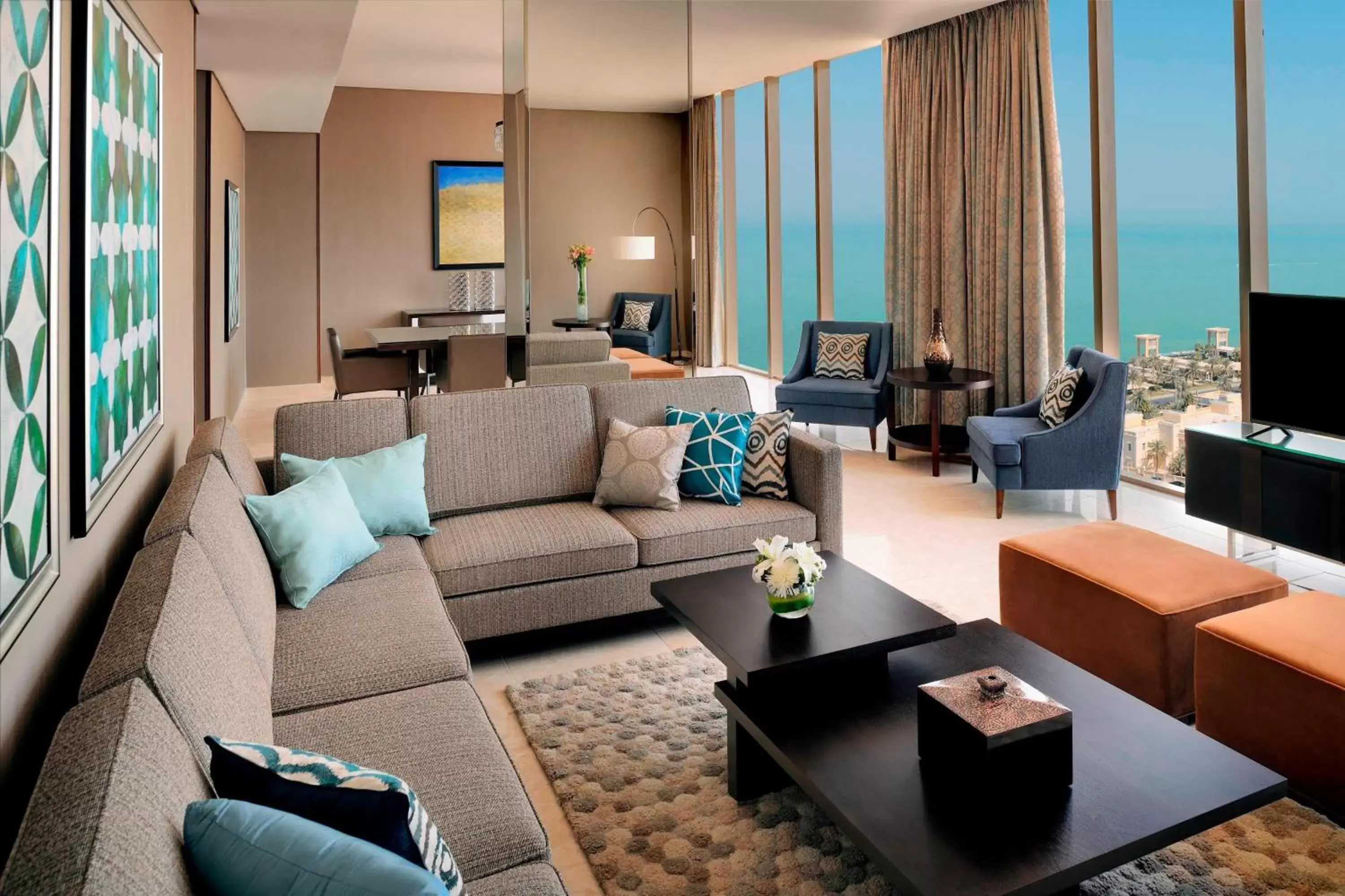 Living room, Seating Area in Residence Inn by Marriott Kuwait City