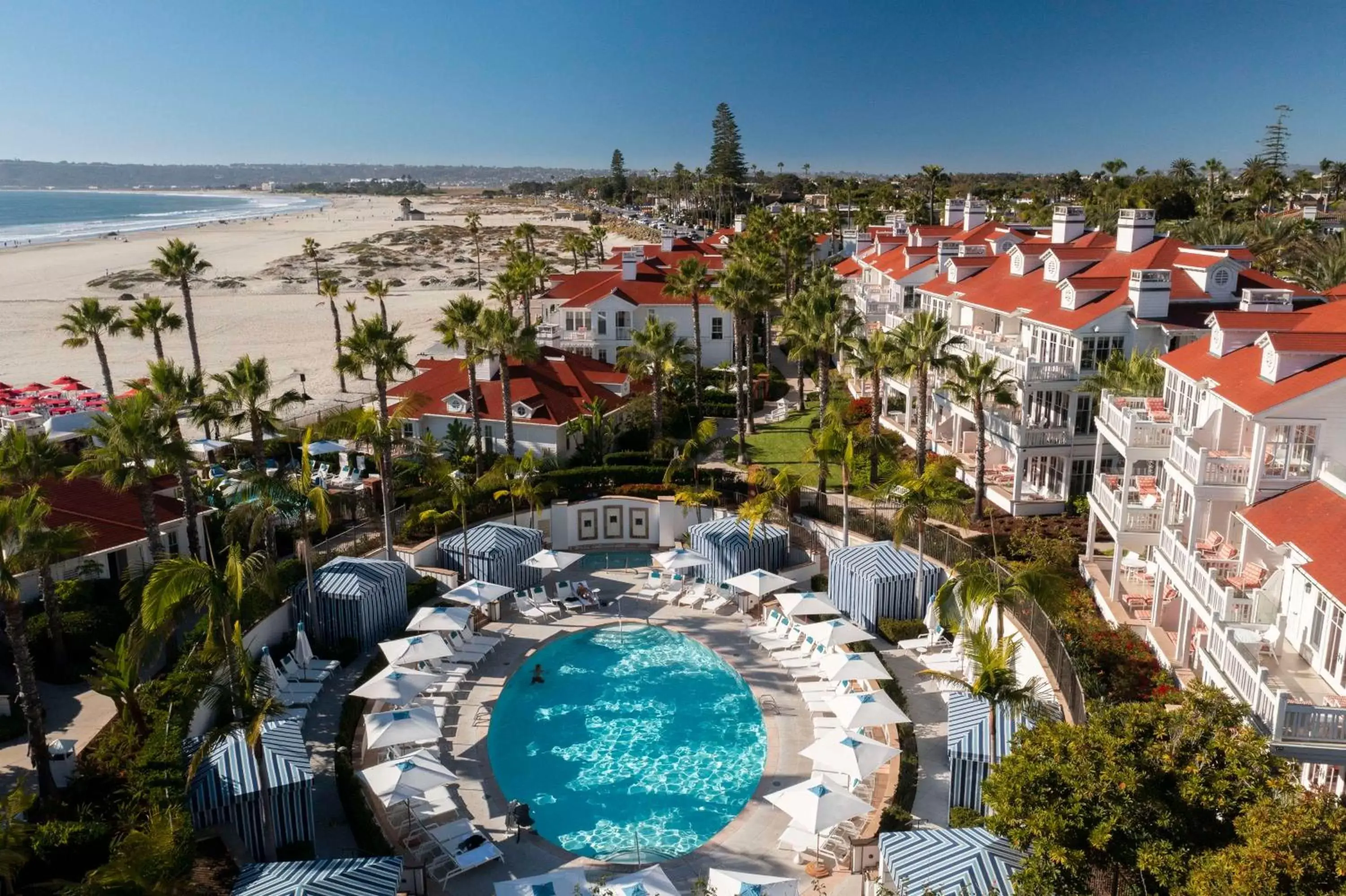 Property building, Bird's-eye View in Hotel del Coronado, Curio Collection by Hilton