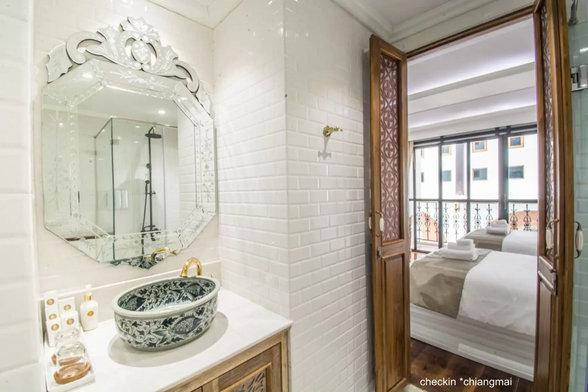 Bathroom in Lanna Oriental Hotel - SHA Extra Plus