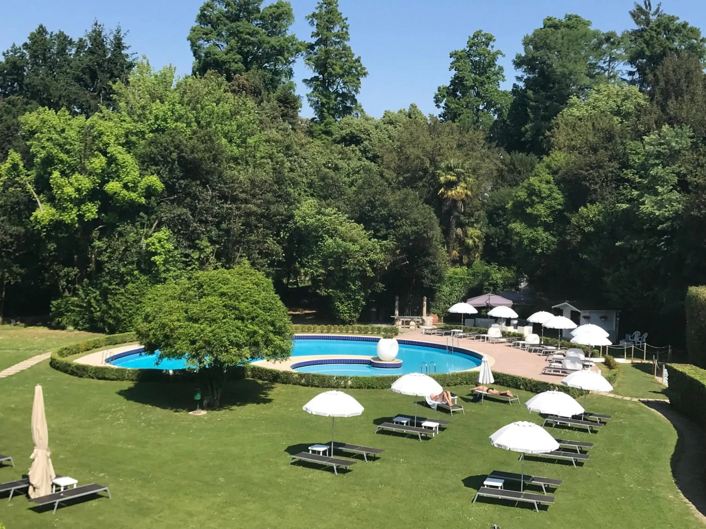 Garden view, Swimming Pool in Hotel Villa Condulmer