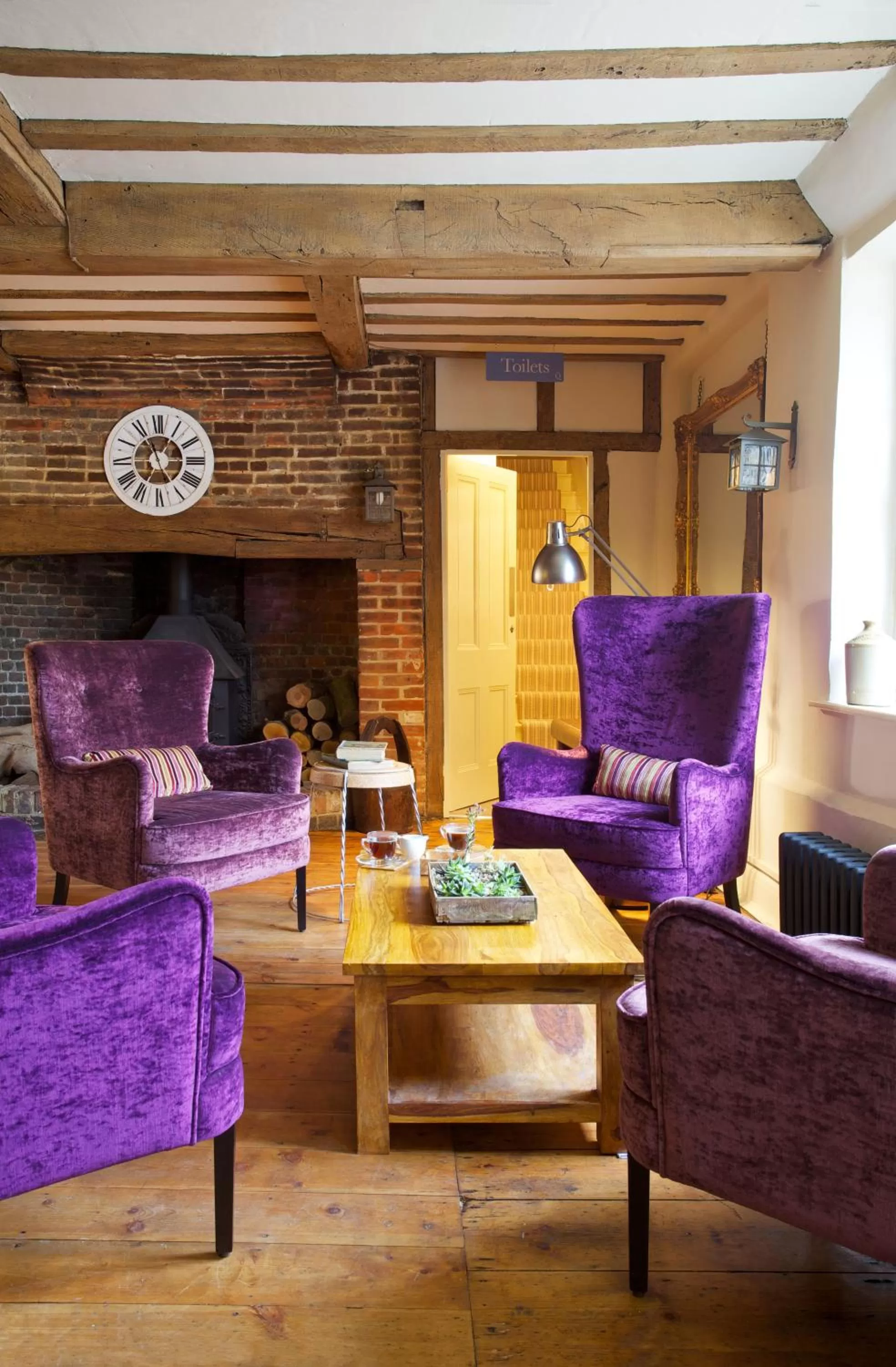 Seating area in The Queen's Inn