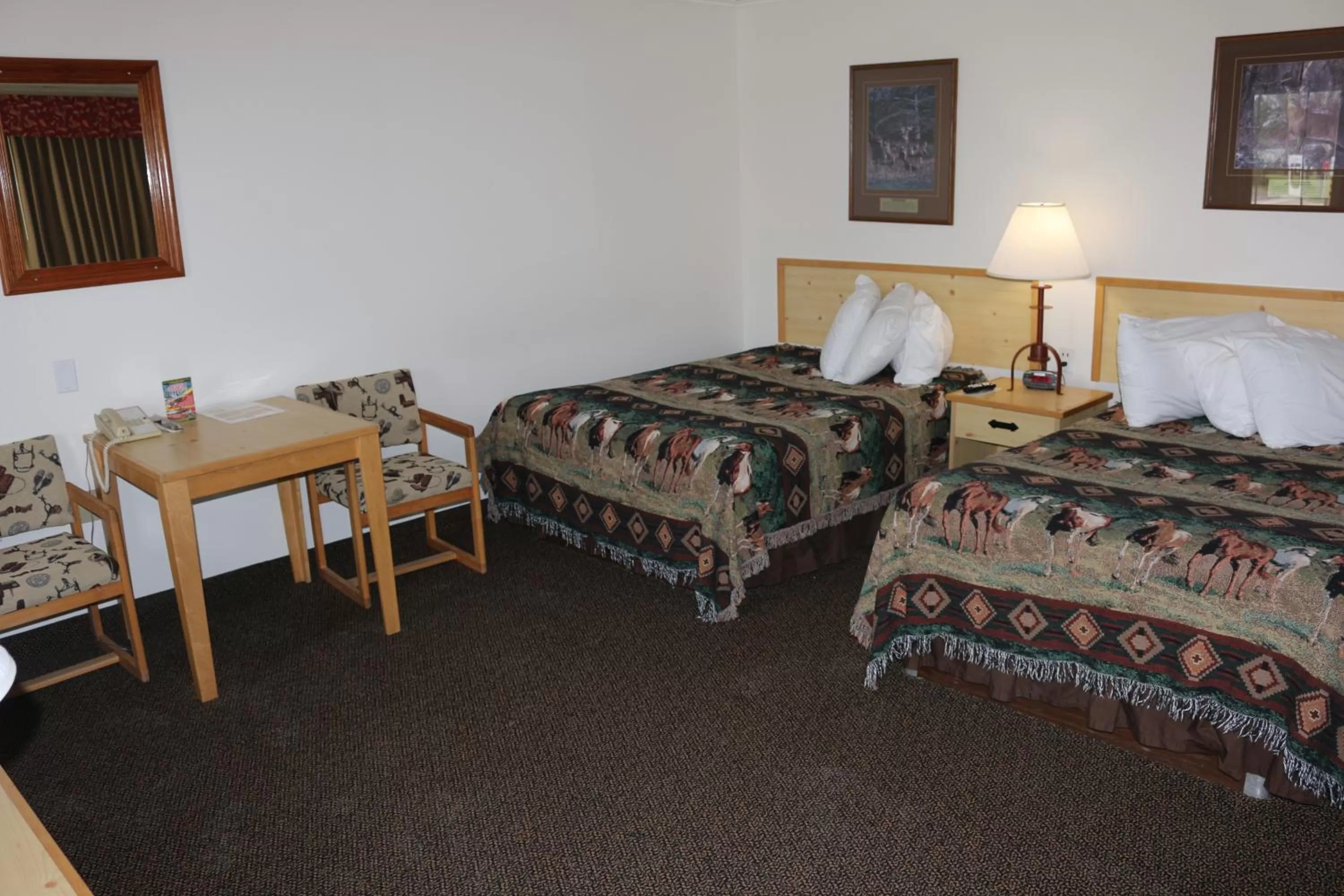 Bed in Range Country Lodging