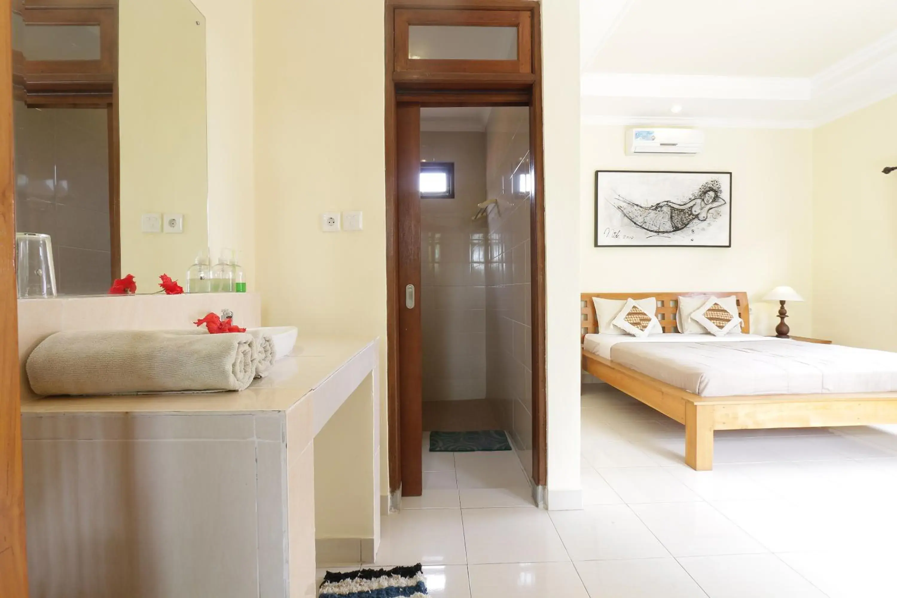 Photo of the whole room, Bathroom in Frangipani Bungalow